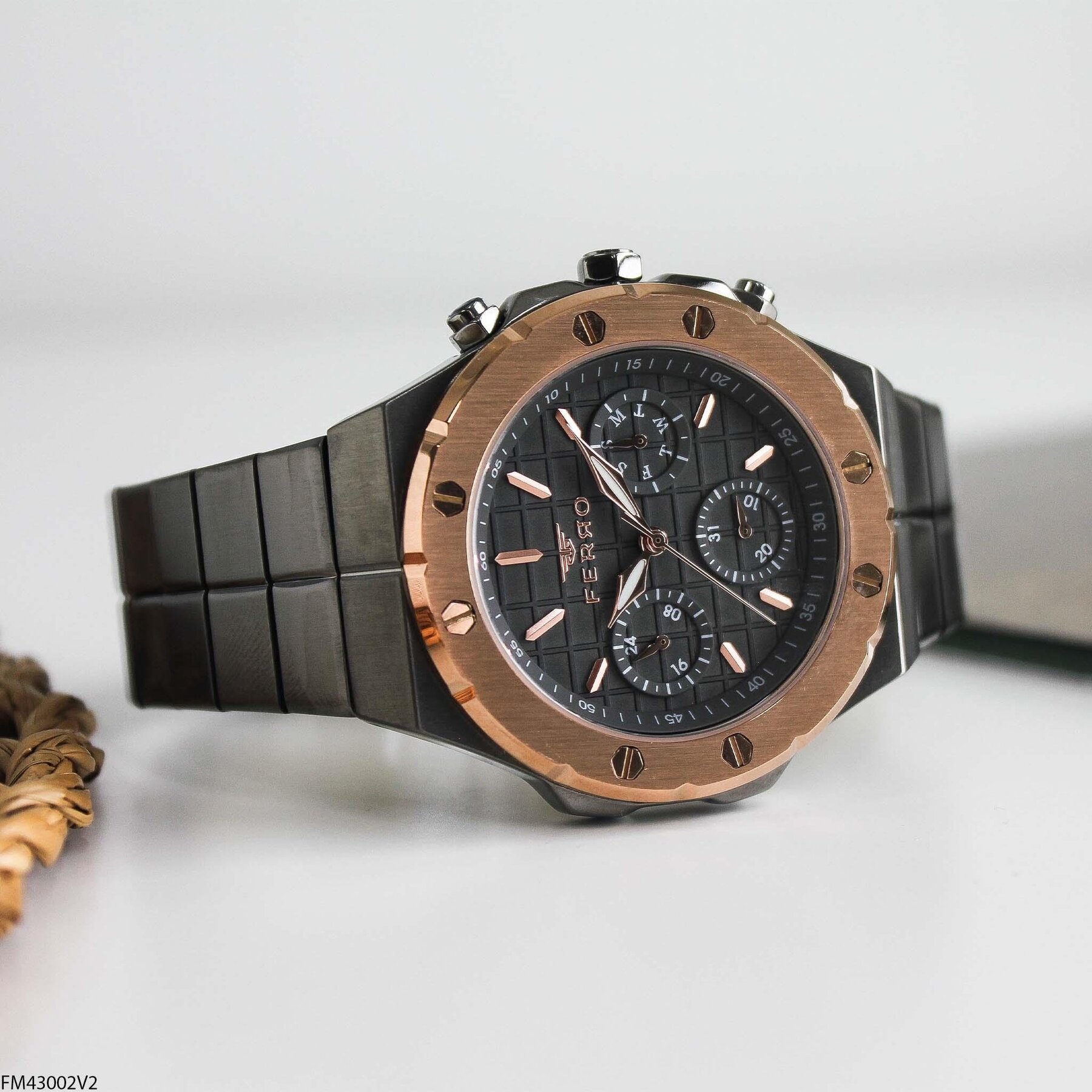 Ferro FM43002V2 Çelik Kordonlu Erkek Kol Saati