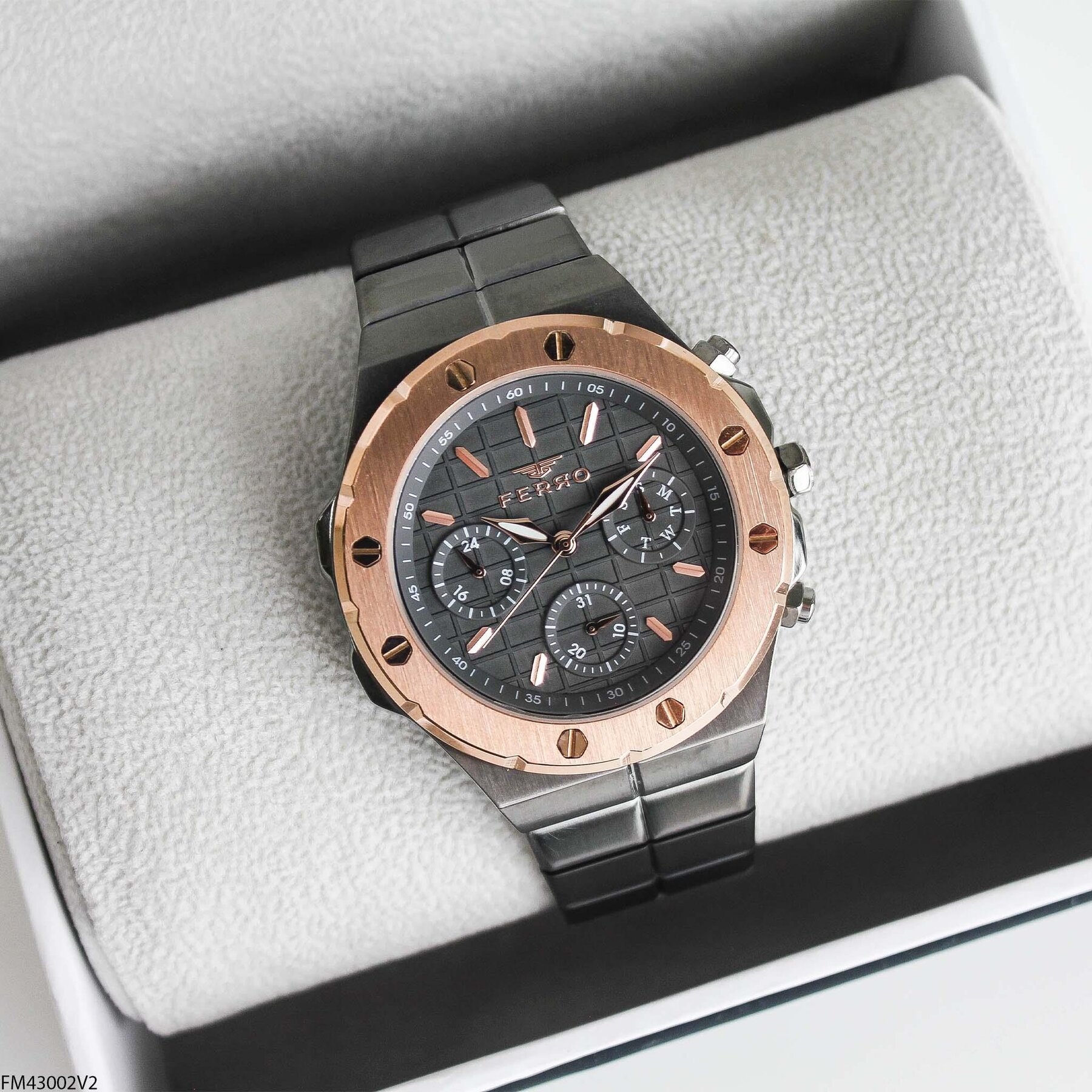 Ferro FM43002V2 Çelik Kordonlu Erkek Kol Saati