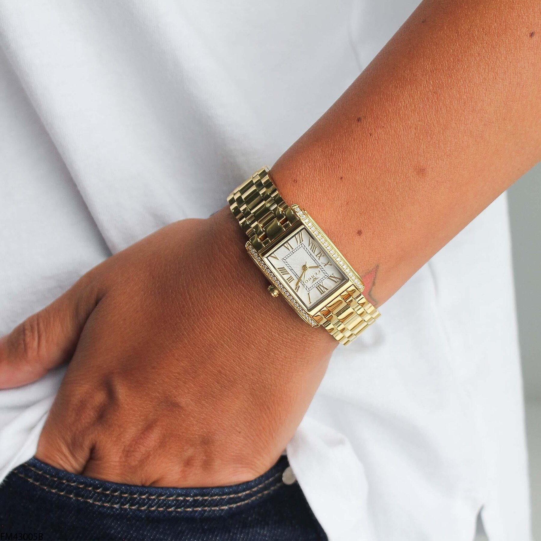 Ferro FM43005B Çelik Kordonlu Kadın Kol Saati