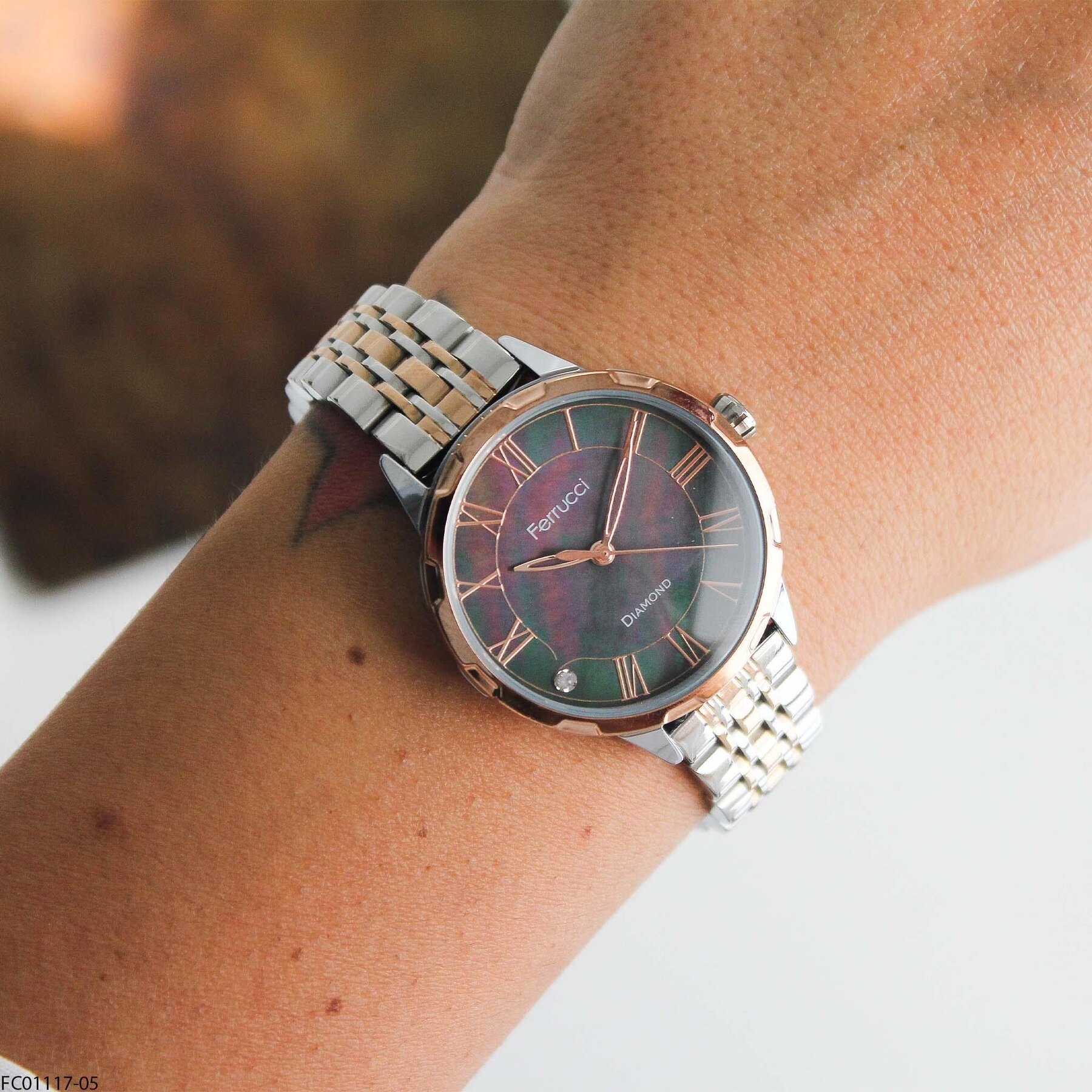 Ferrucci FC01117.05 Pırlantalı Kadın Kol Saati