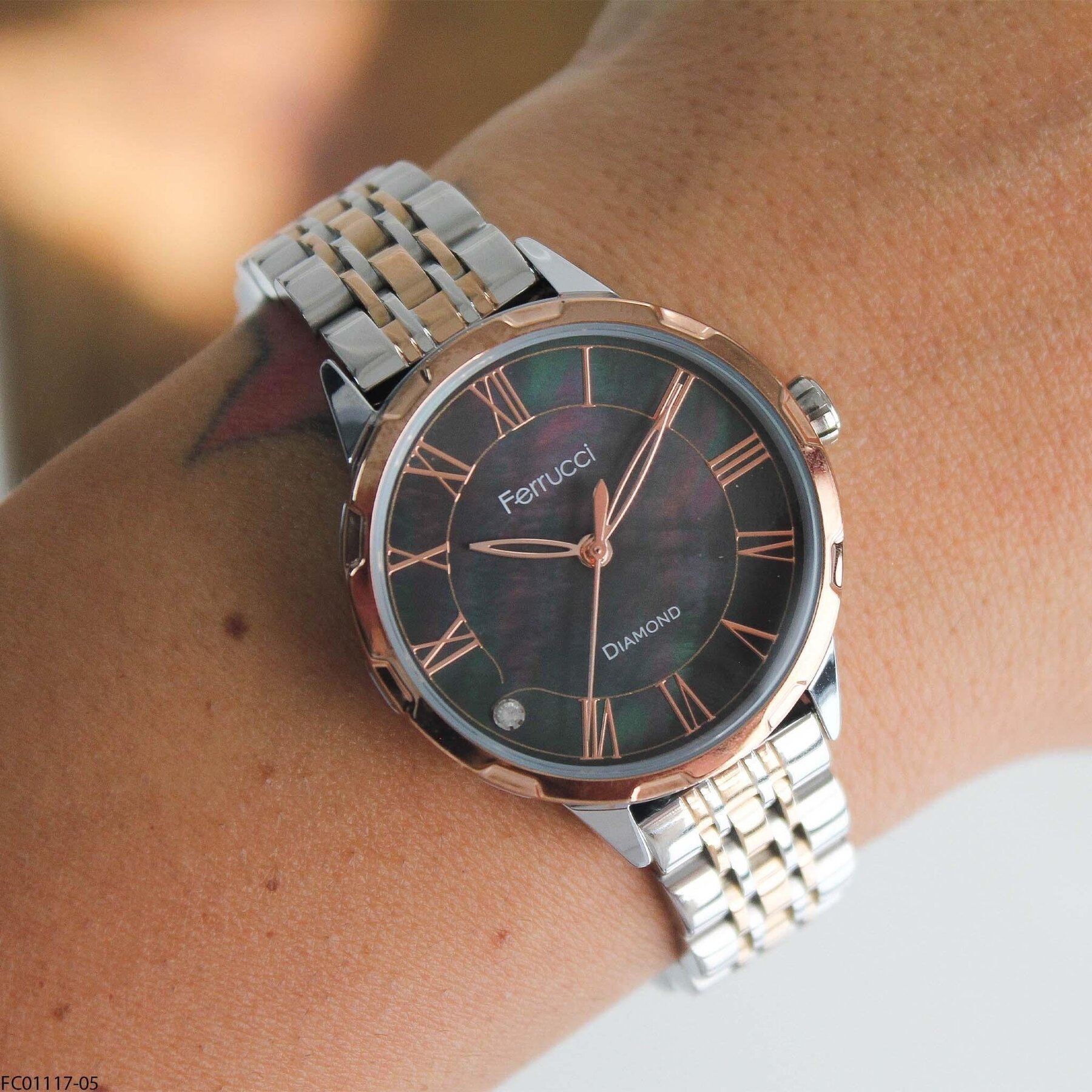 Ferrucci FC01117.05 Pırlantalı Kadın Kol Saati