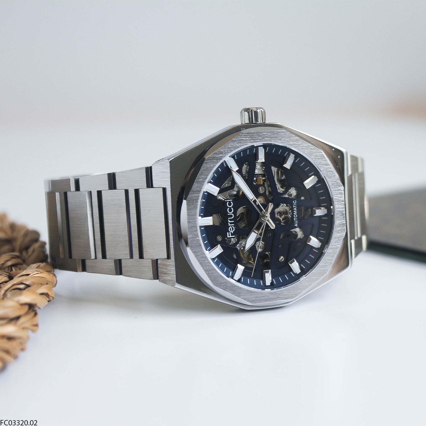 Ferrucci FC03320.02 Çelik Kordonlu Erkek Kol Saati