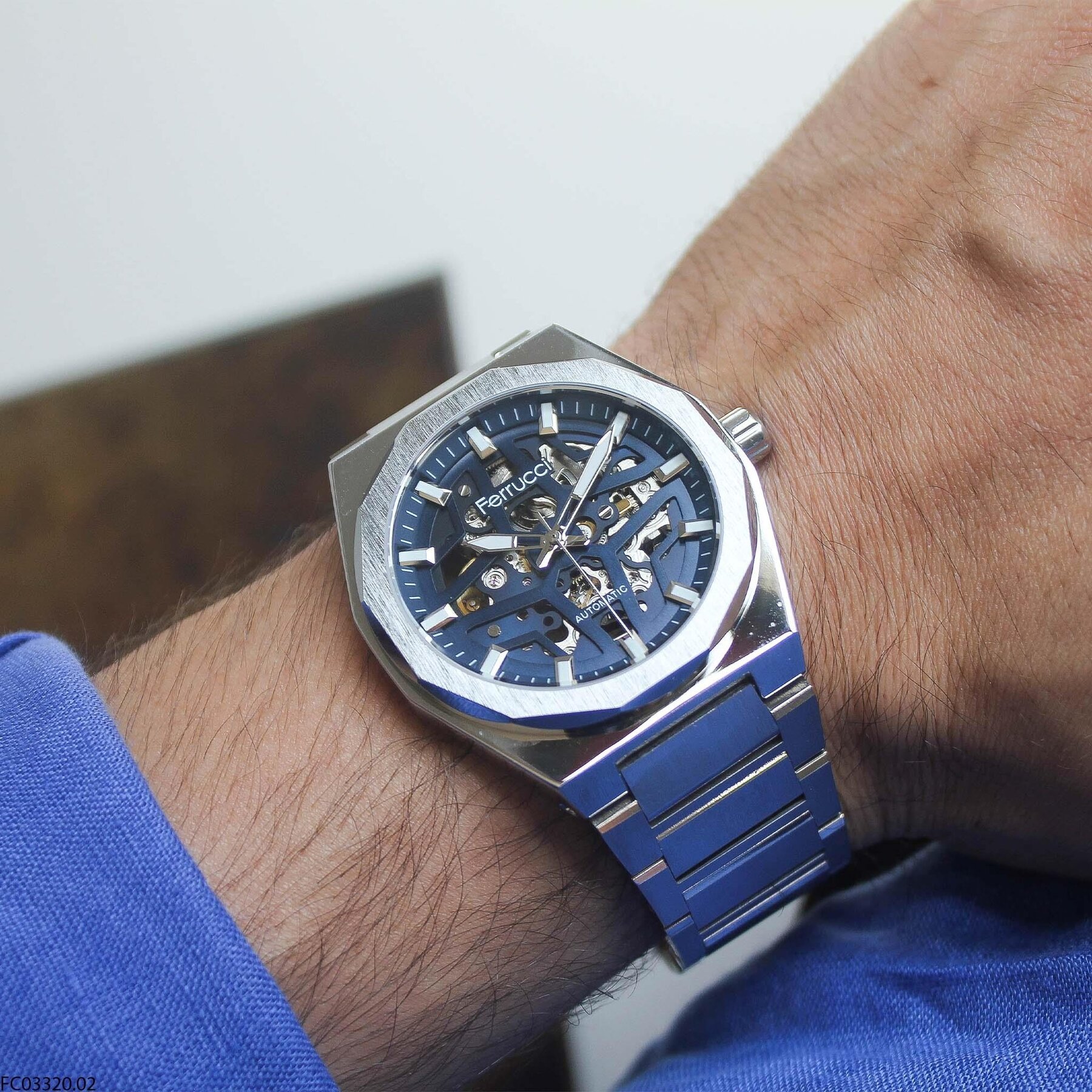 Ferrucci FC03320.02 Çelik Kordonlu Erkek Kol Saati