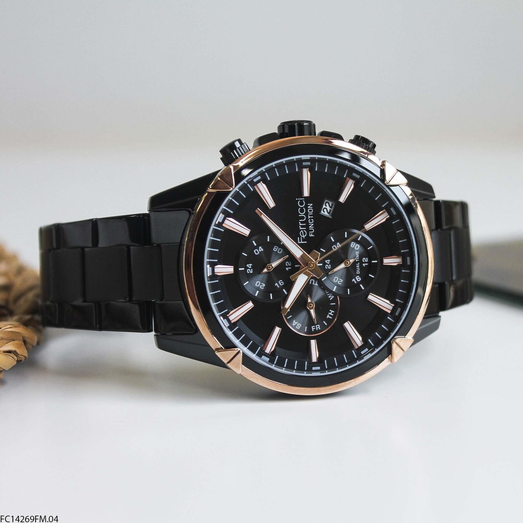 Ferrucci FC14269FM.04 Çelik Kordonlu Erkek Kol Saati