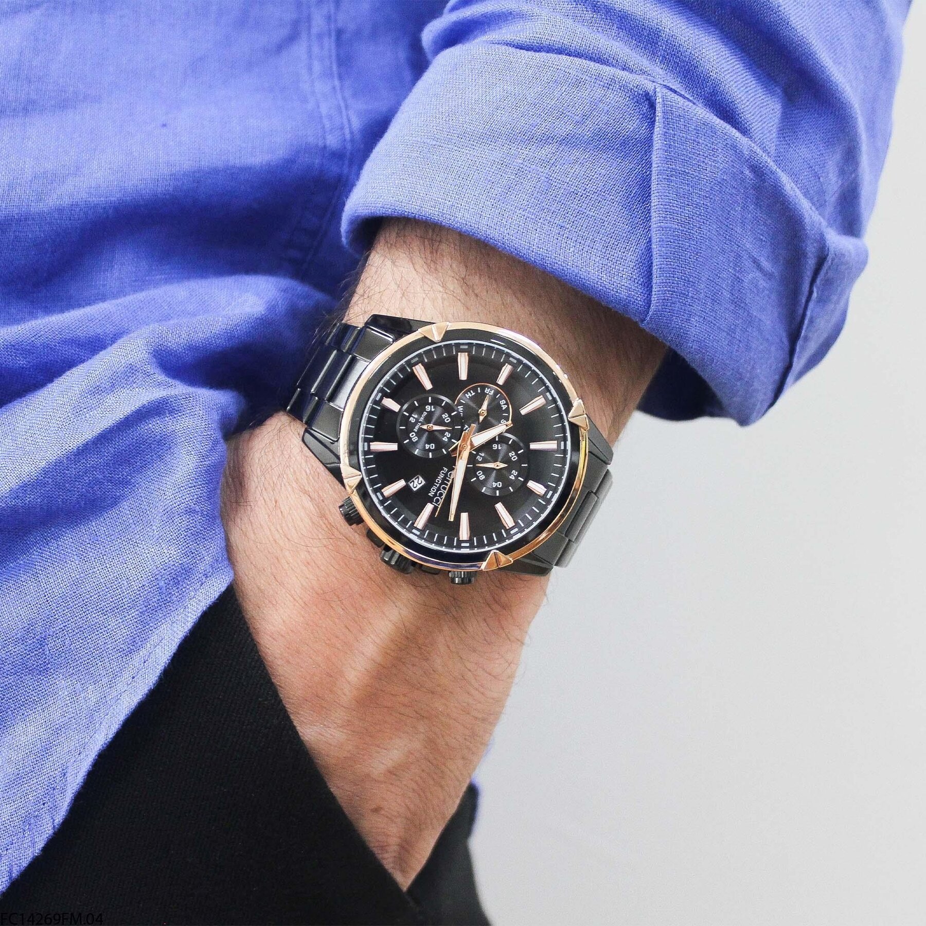 Ferrucci FC14269FM.04 Çelik Kordonlu Erkek Kol Saati