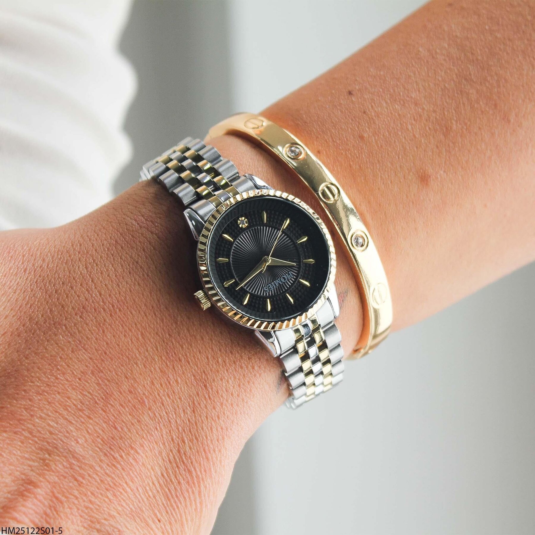 Homies HM25122S01-5 Çelik kordonlu  Kadın Kol Saati