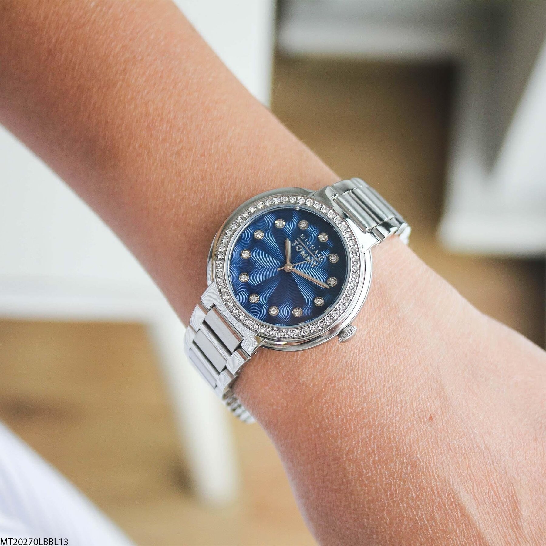 Michael Tommy MT20270LBBL13 Çelik Kordonlu Kadın Kol Saati