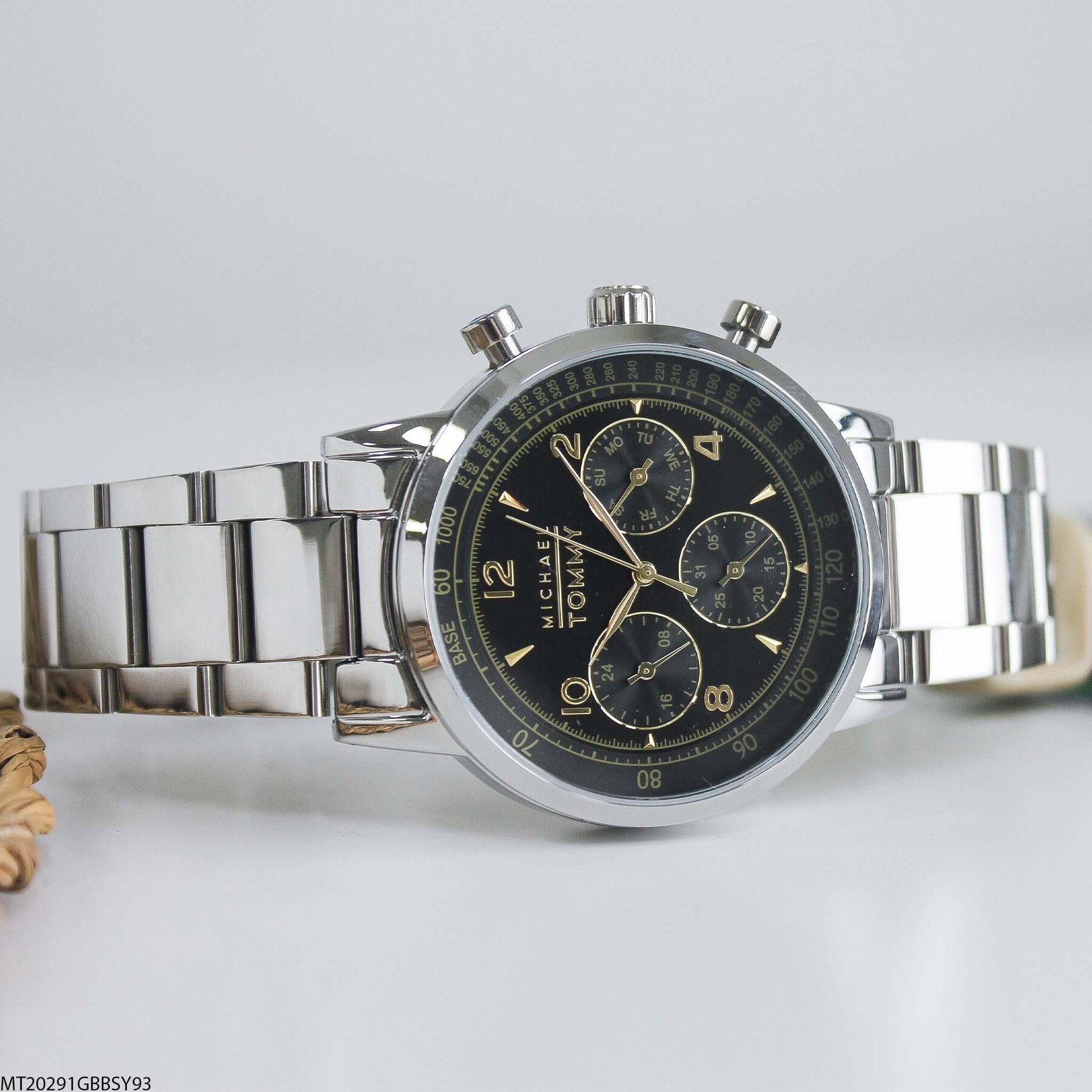 Michael Tommy MT20291GBBSY93 Çelik Kordonlu Erkek Kol Saati
