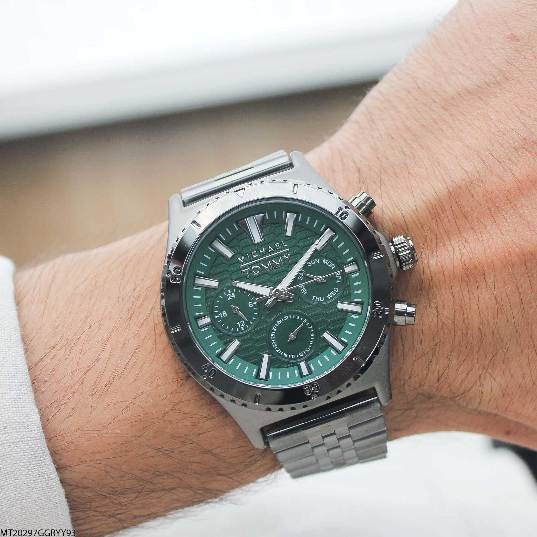 Michael Tommy MT20297GGRYY93 Çelik Kordonlu Erkek Kol Saati