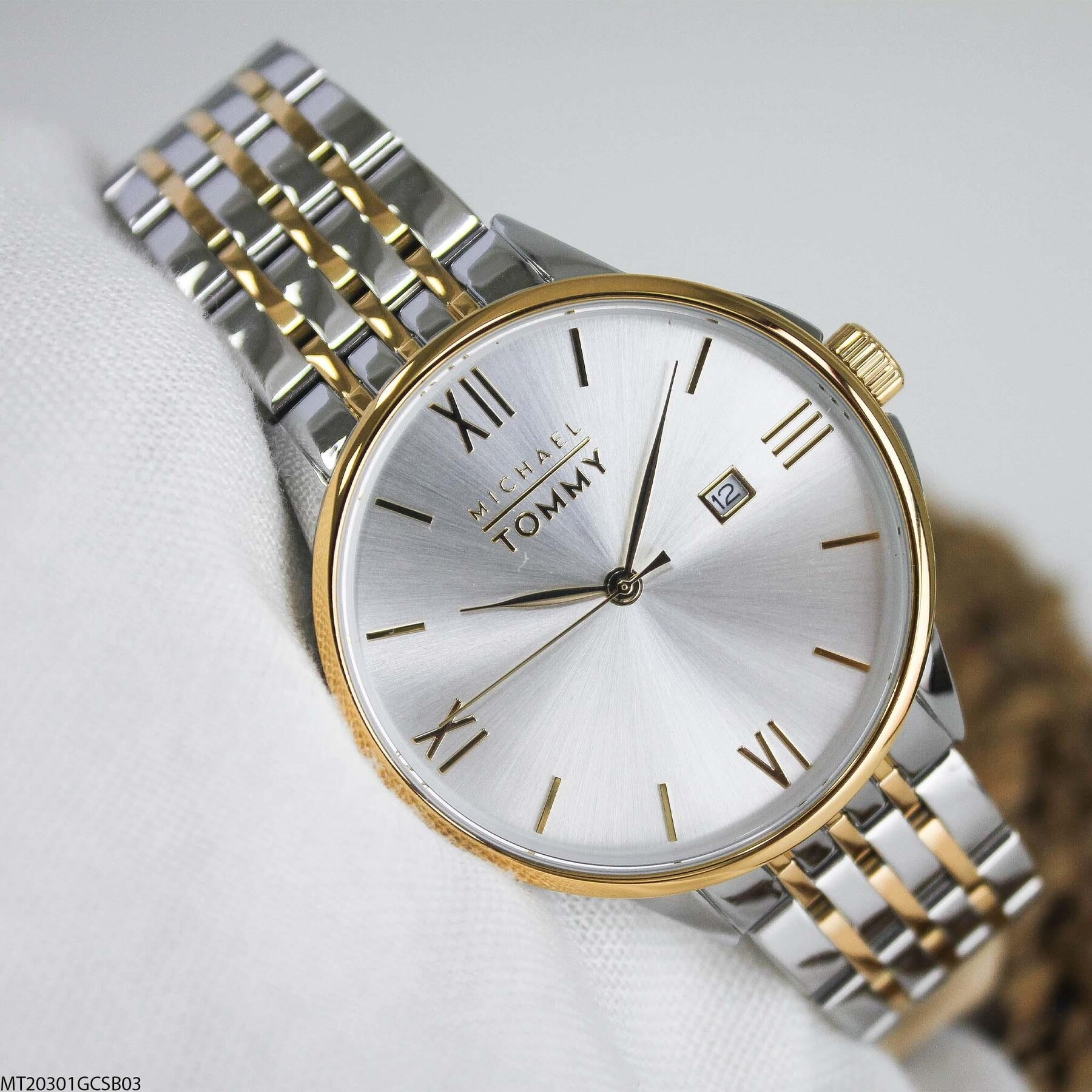 Michael Tommy MT20301GCSB03 Çelik Kordonlu Erkek Kol Saati