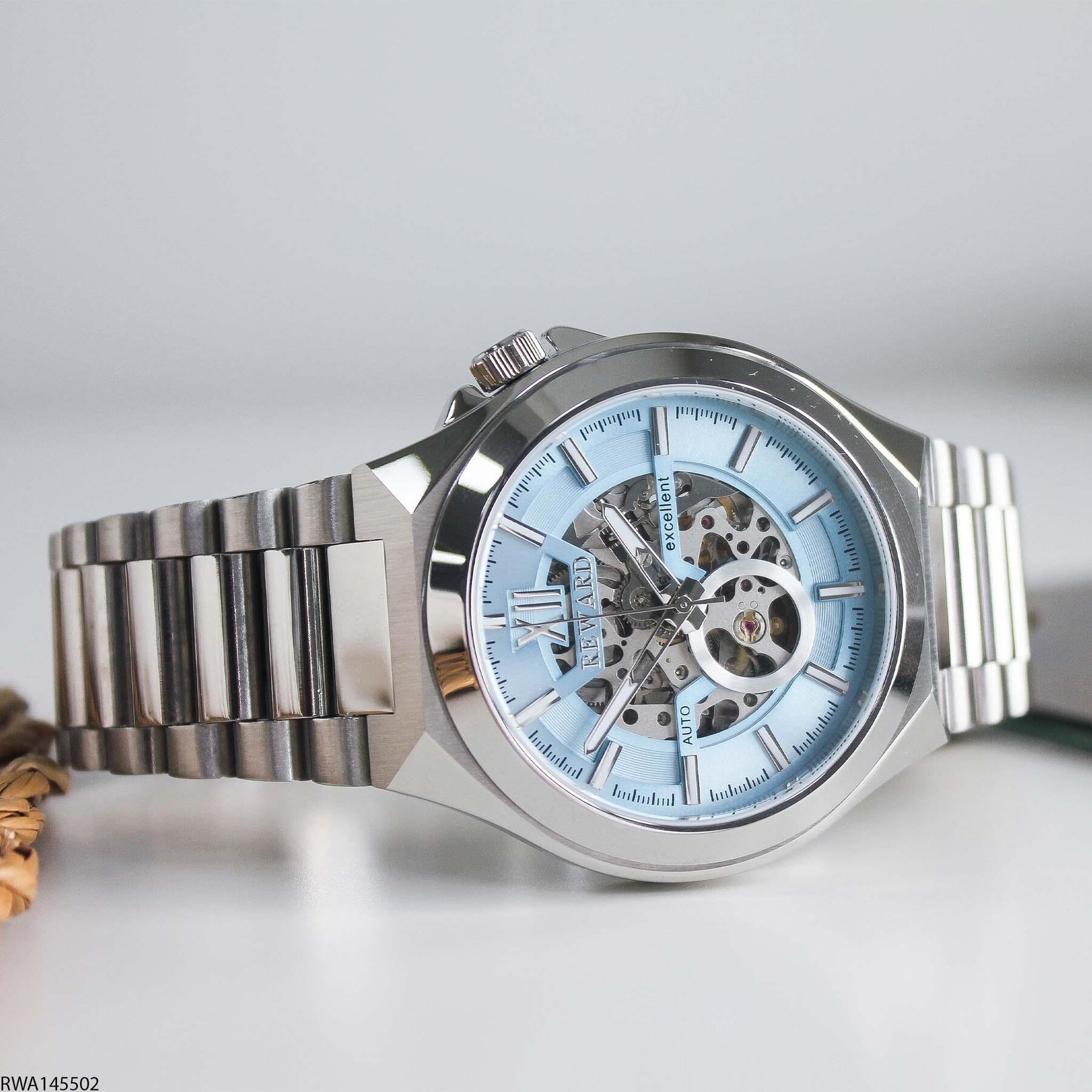 Reward RWA145502 Çelik Kordonlu Otomatik Erkek Kol Saati