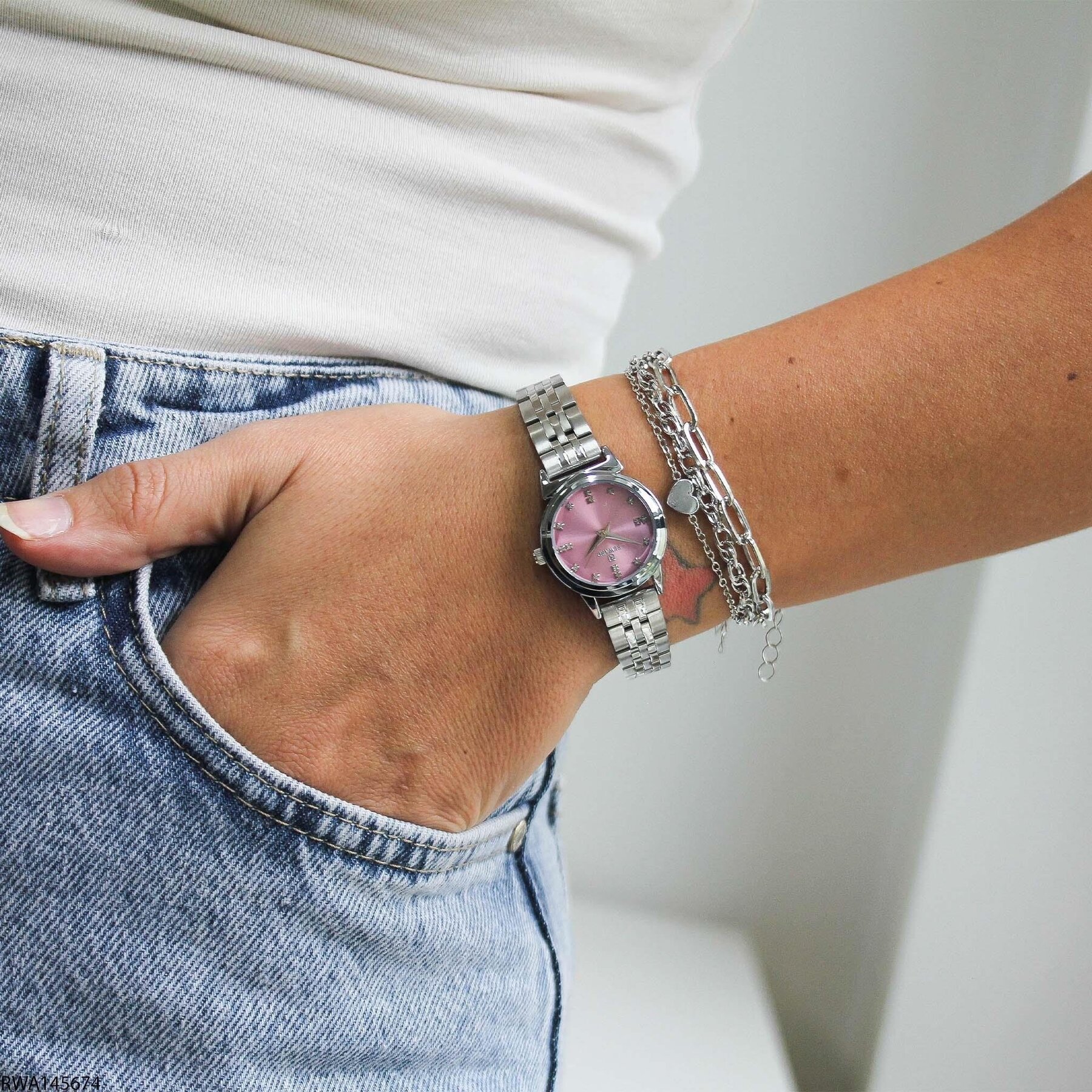 Reward RWA145674 Steel Strap Women Watch