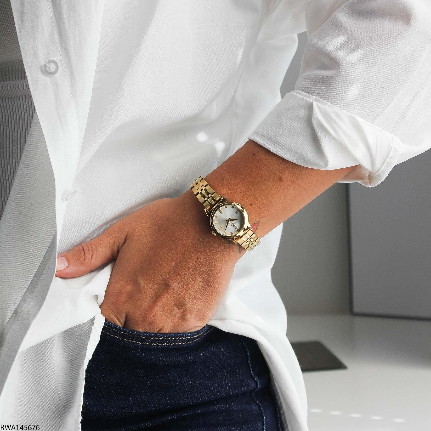 Reward RWA145676 Çelik Kordonlu Kadın Kol Saati