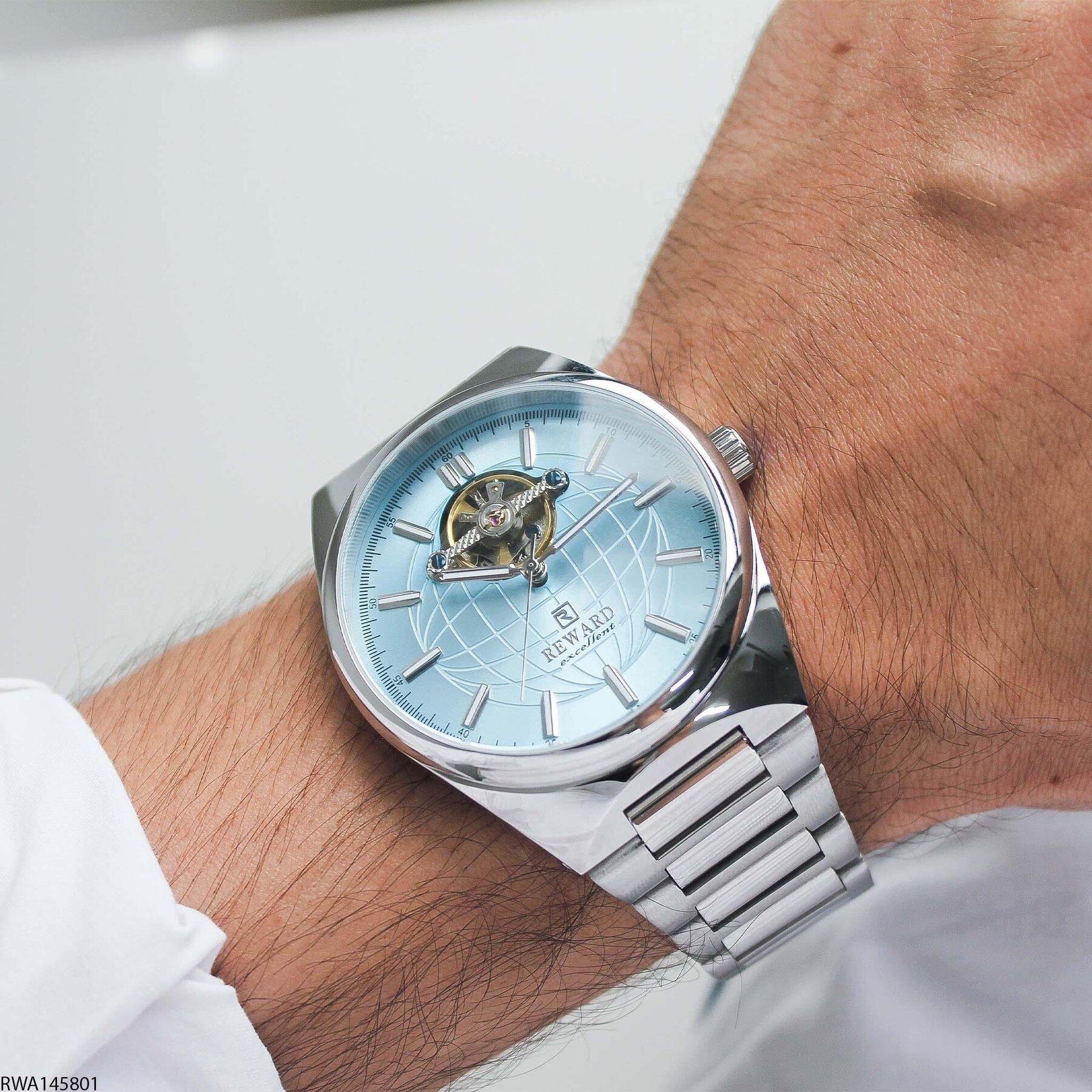 Reward RWA145801 Çelik Kordonlu Otomatik Erkek Kol Saati