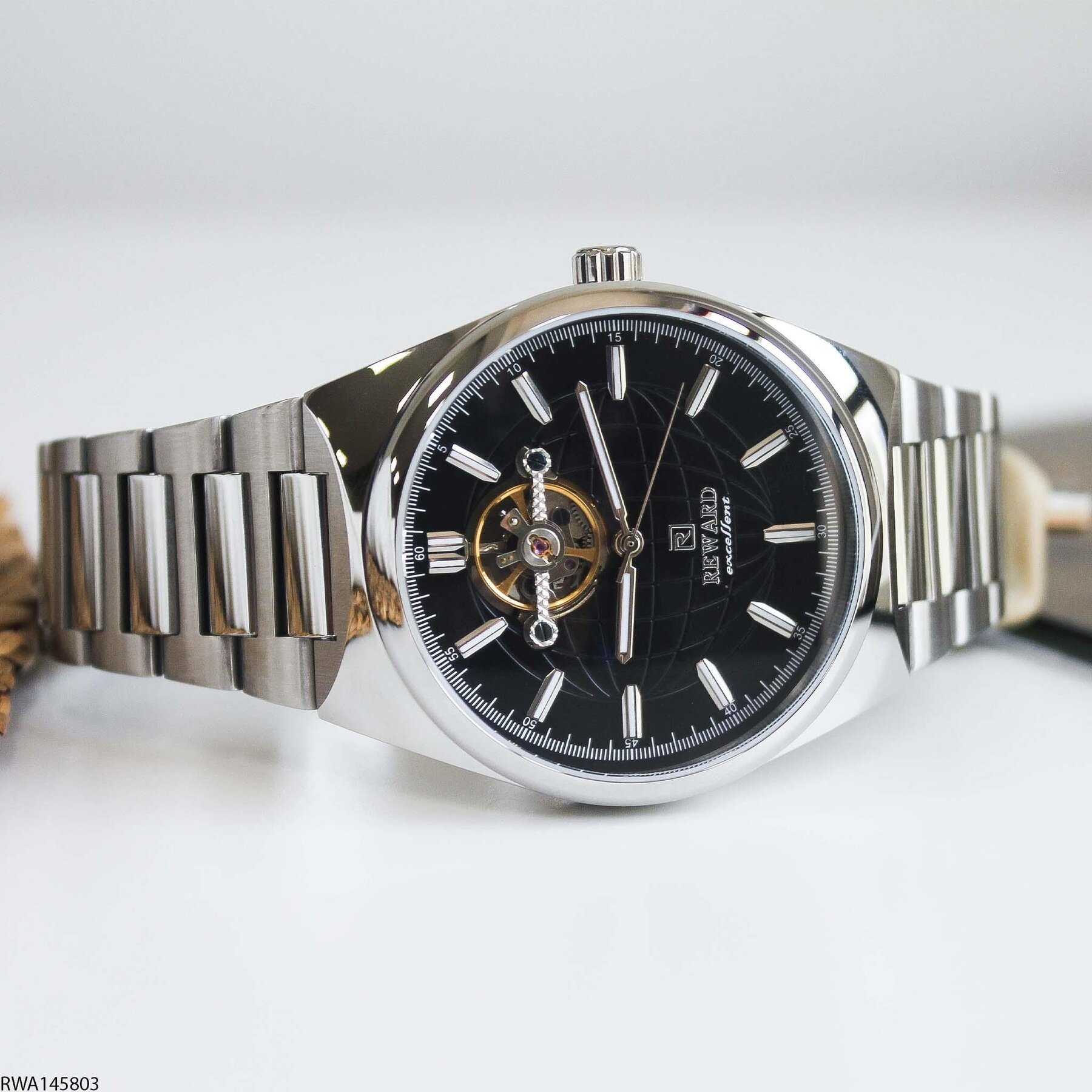 Reward RWA145803 Çelik Kordonlu Otomatik Erkek Kol Saati