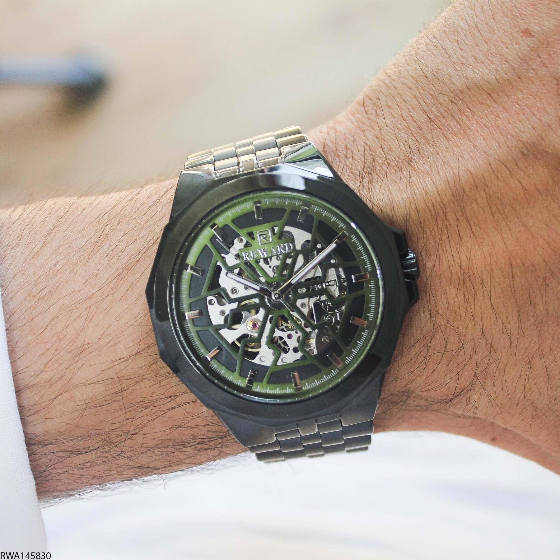 Reward RWA145830 Steel Strap Automatic Men Watch