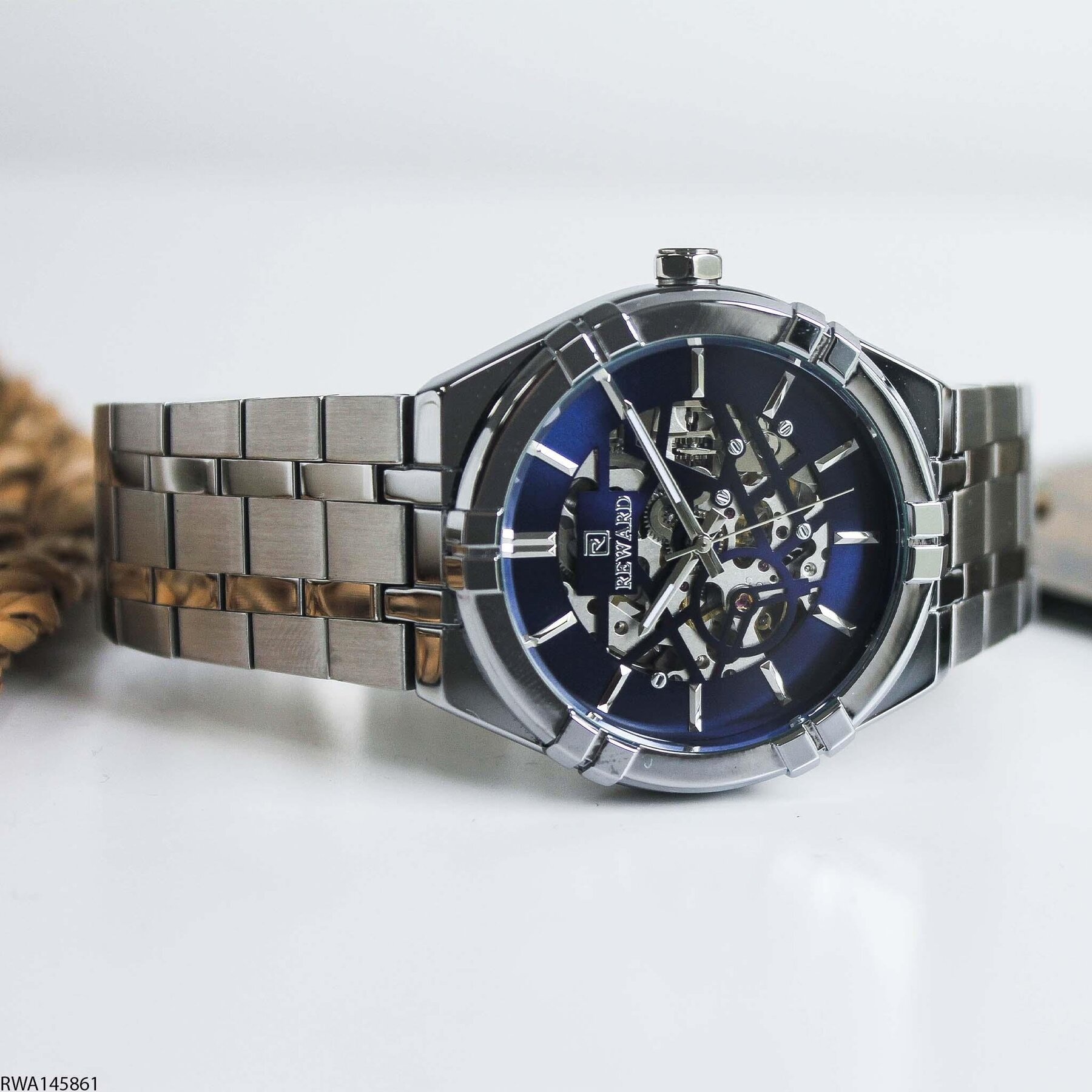 Reward RWA145861 Çelik Kordonlu Otomatik Erkek Kol Saati