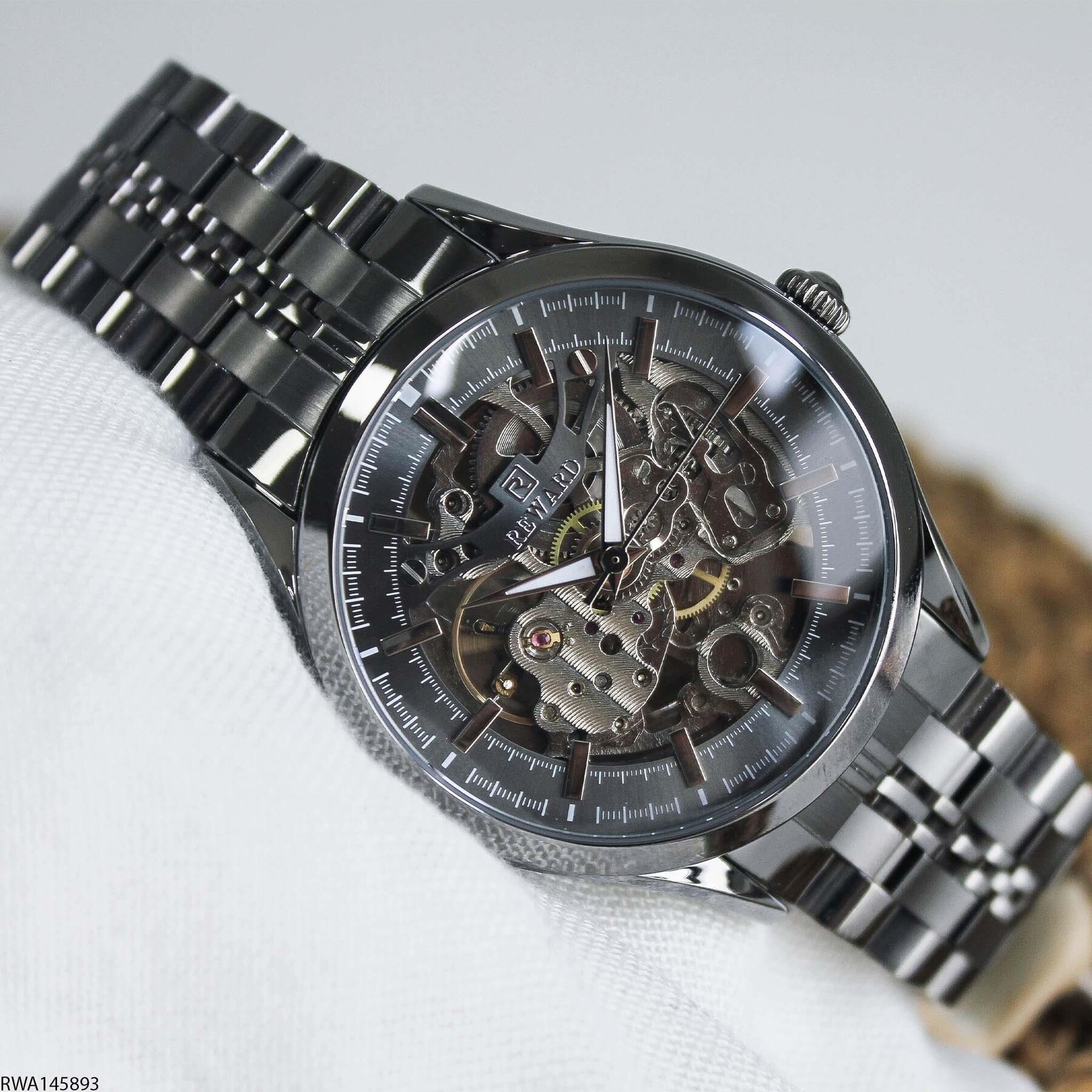 Reward RWA145893 Çelik Kordonlu Otomatik Erkek Kol Saati