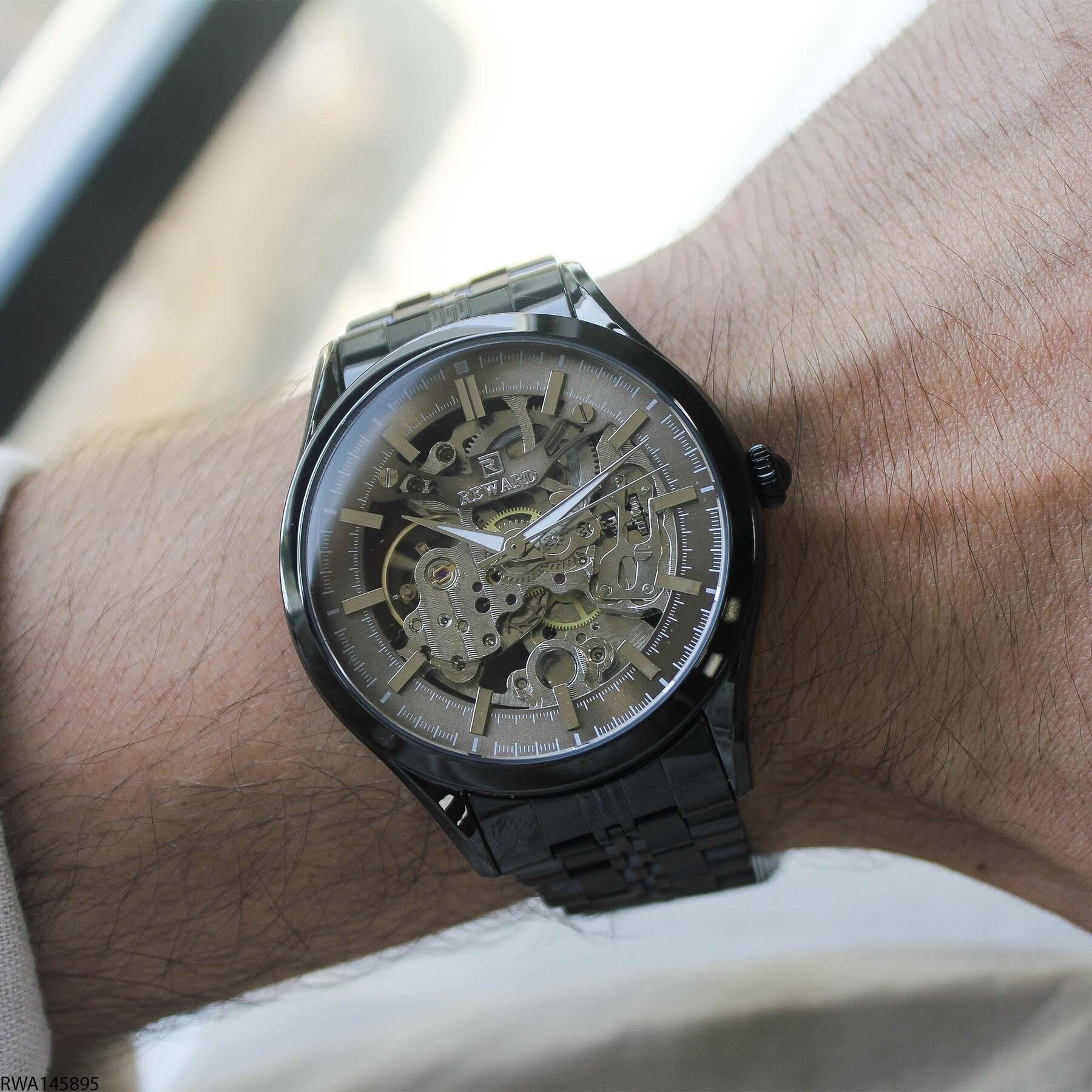 Reward RWA145895 Çelik Kordonlu Otomatik Erkek Kol Saati