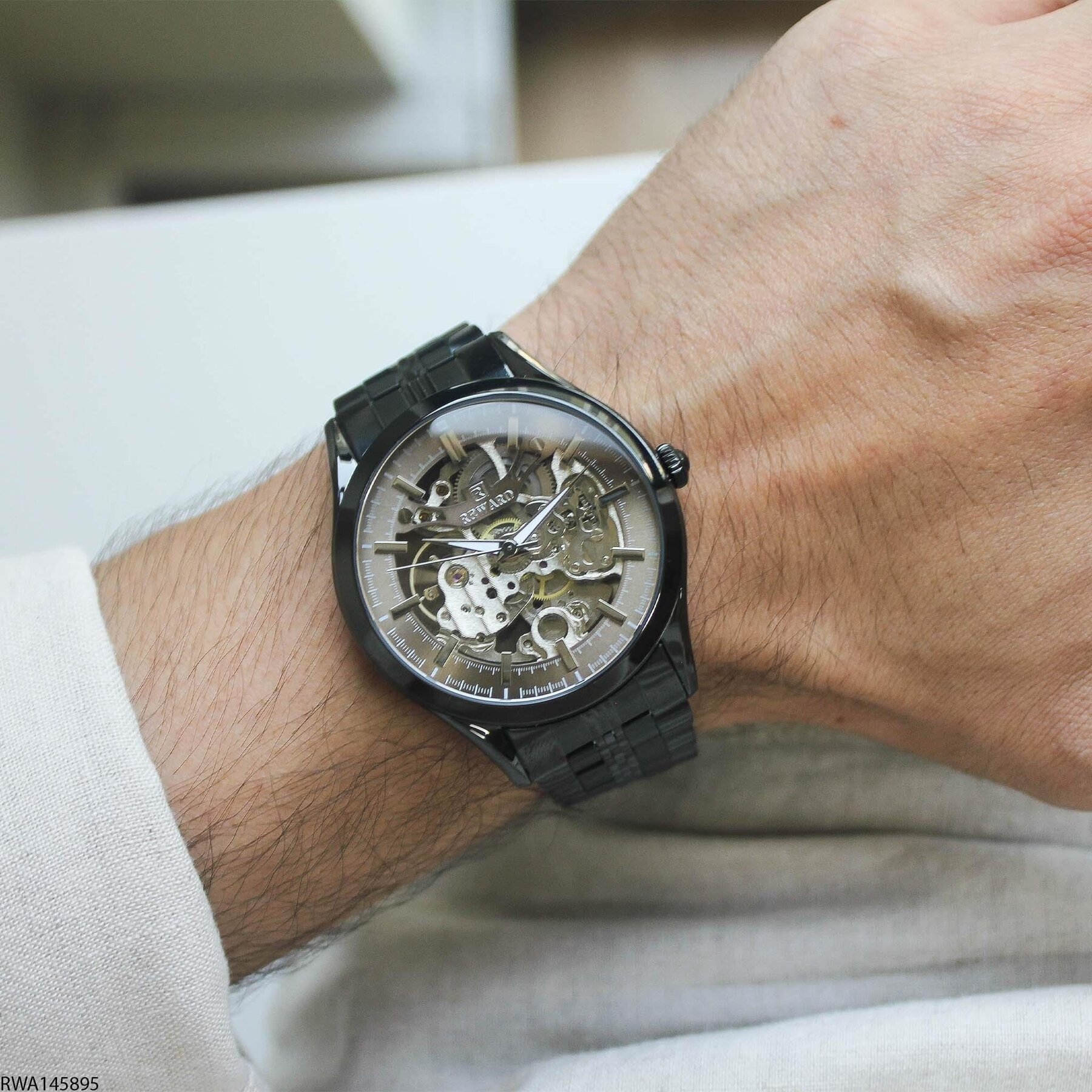 Reward RWA145895 Çelik Kordonlu Otomatik Erkek Kol Saati