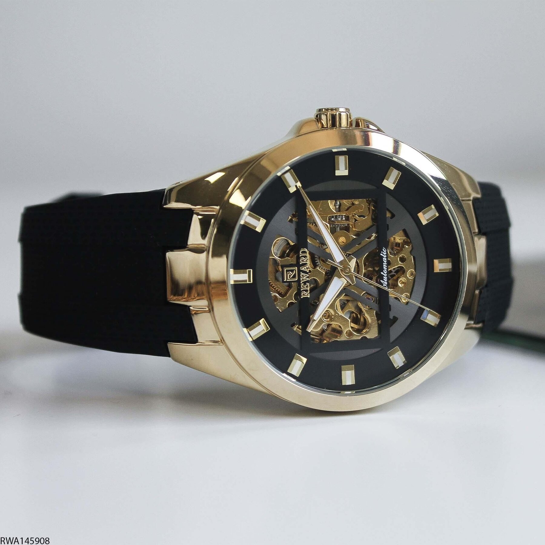 Reward RWA145908 Silikon Kordonlu Otomatik Erkek Kol Saati