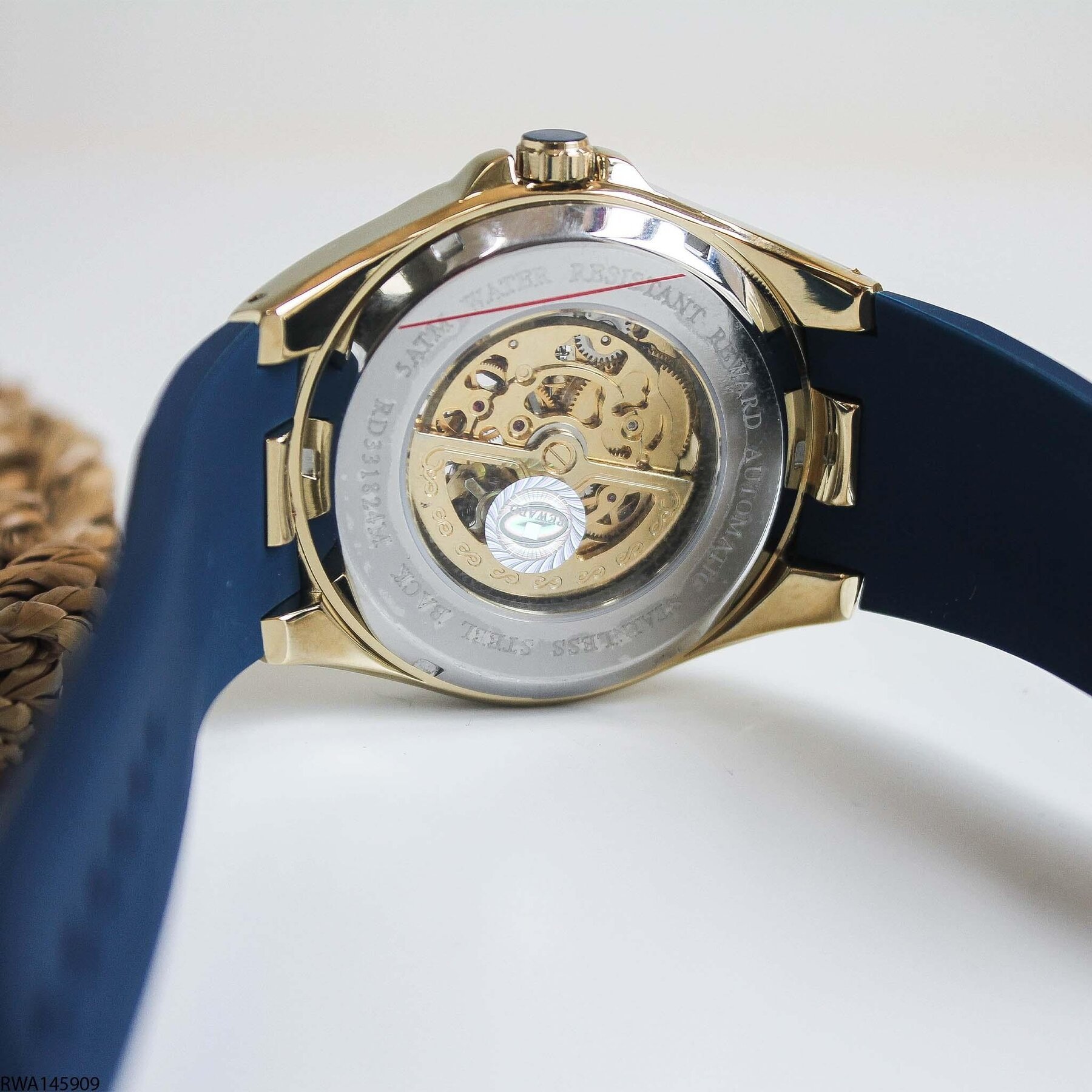 Reward RWA145909 Silikon Kordonlu Otomatik Erkek Kol Saati