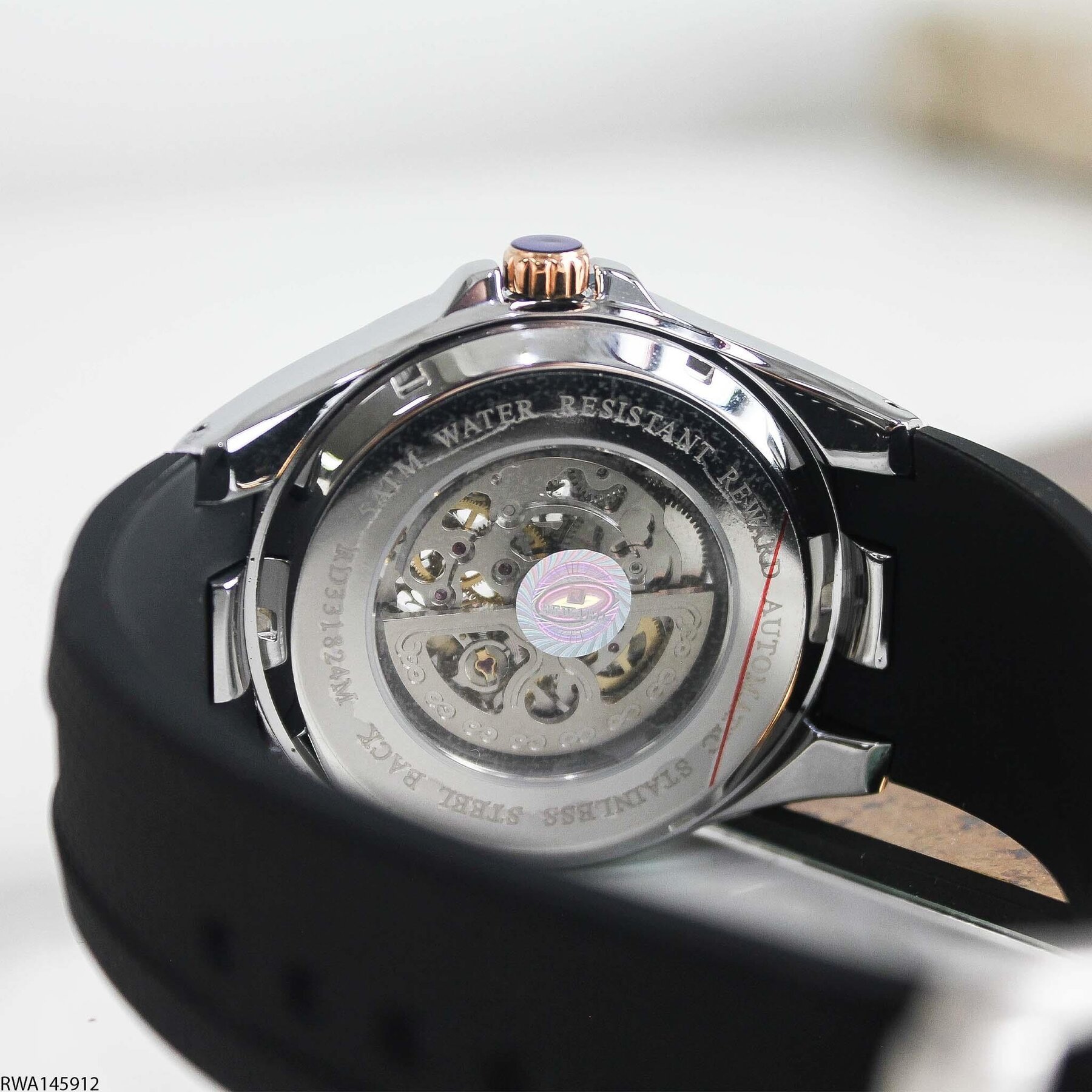 Reward RWA145912 Silikon Kordonlu Otomatik Erkek Kol Saati