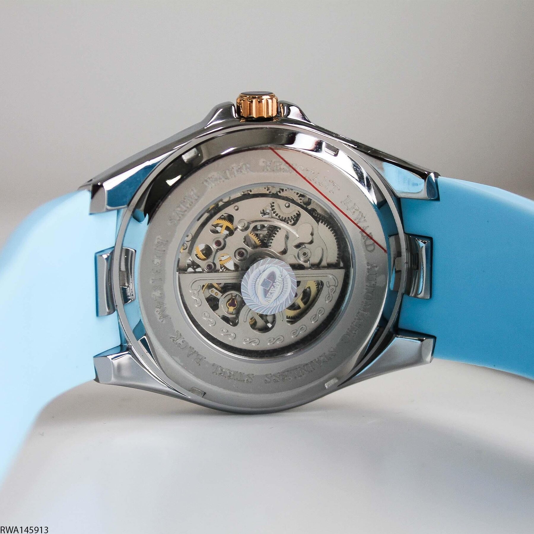 Reward RWA145913 Silikon Kordonlu Otomatik Erkek Kol Saati