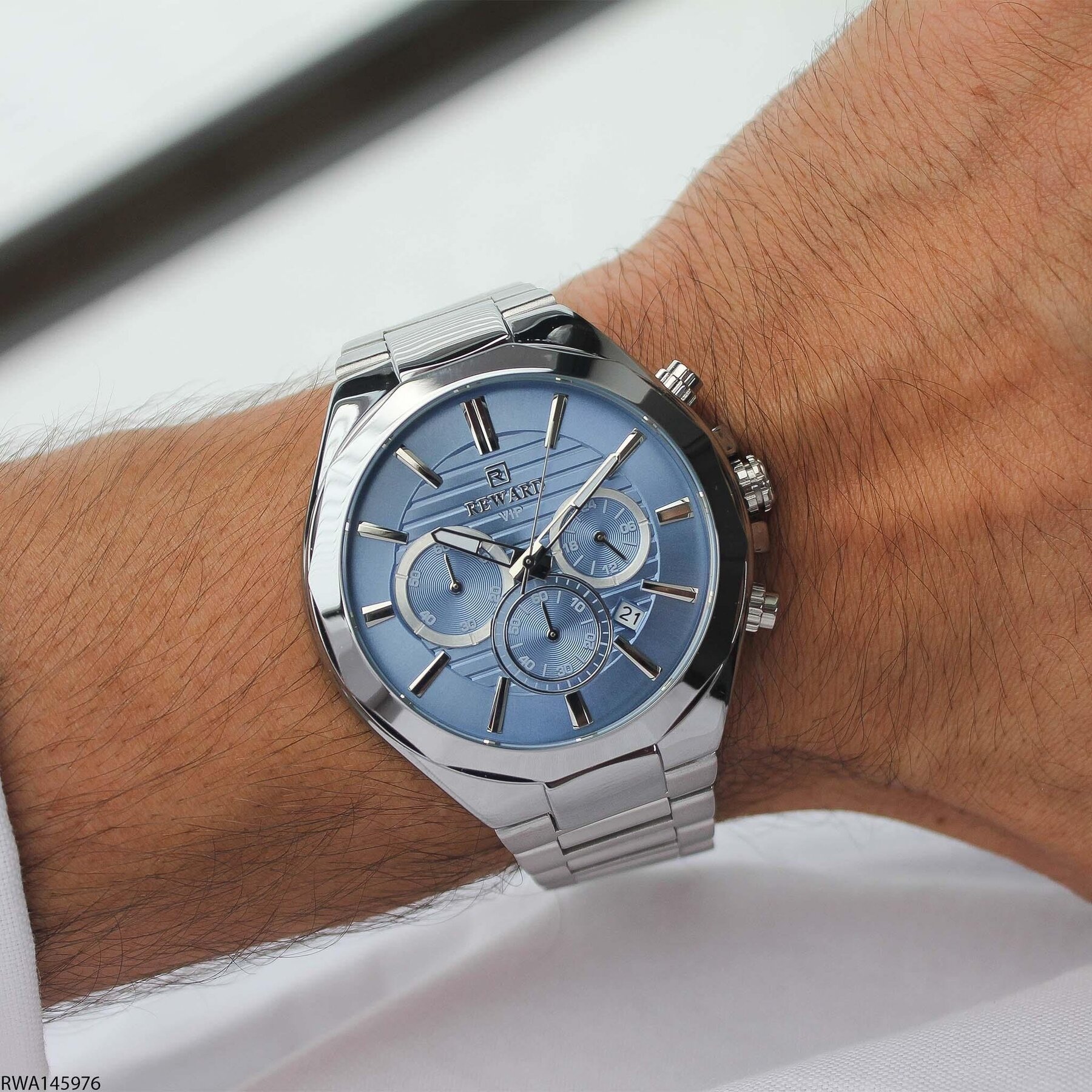 Reward RWA145976 Çelik Kordonlu Erkek Kol Saati