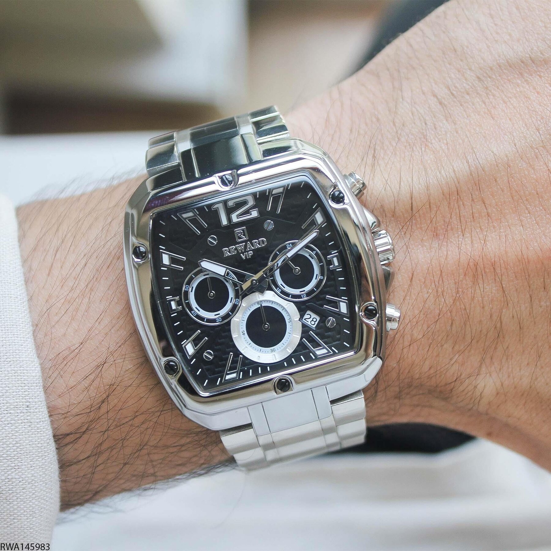 Reward RWA145983 Çelik Kordonlu Erkek Kol Saati