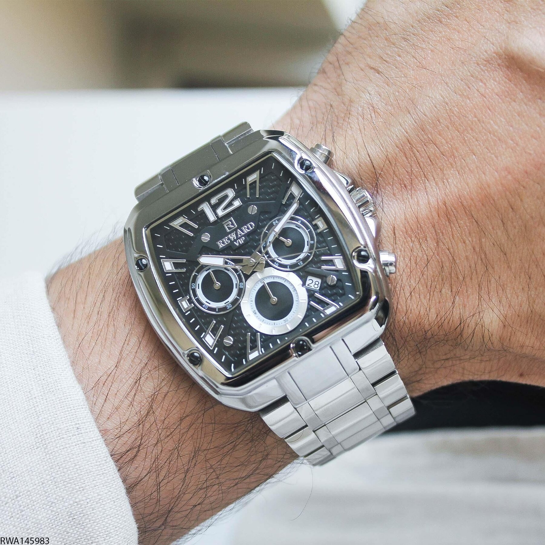 Reward RWA145983 Çelik Kordonlu Erkek Kol Saati