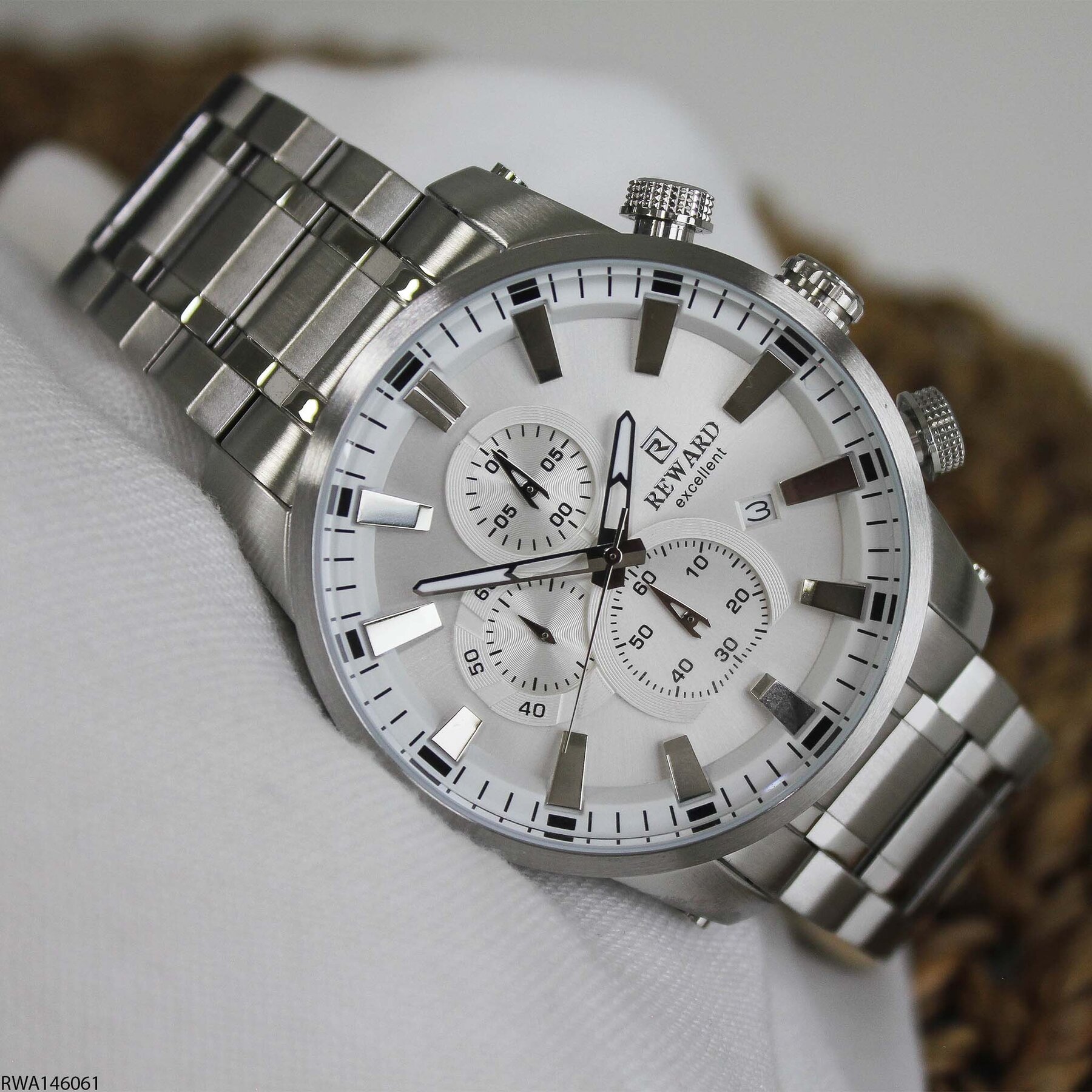 Reward RWA146061 Çelik Kordonlu Erkek Kol Saati