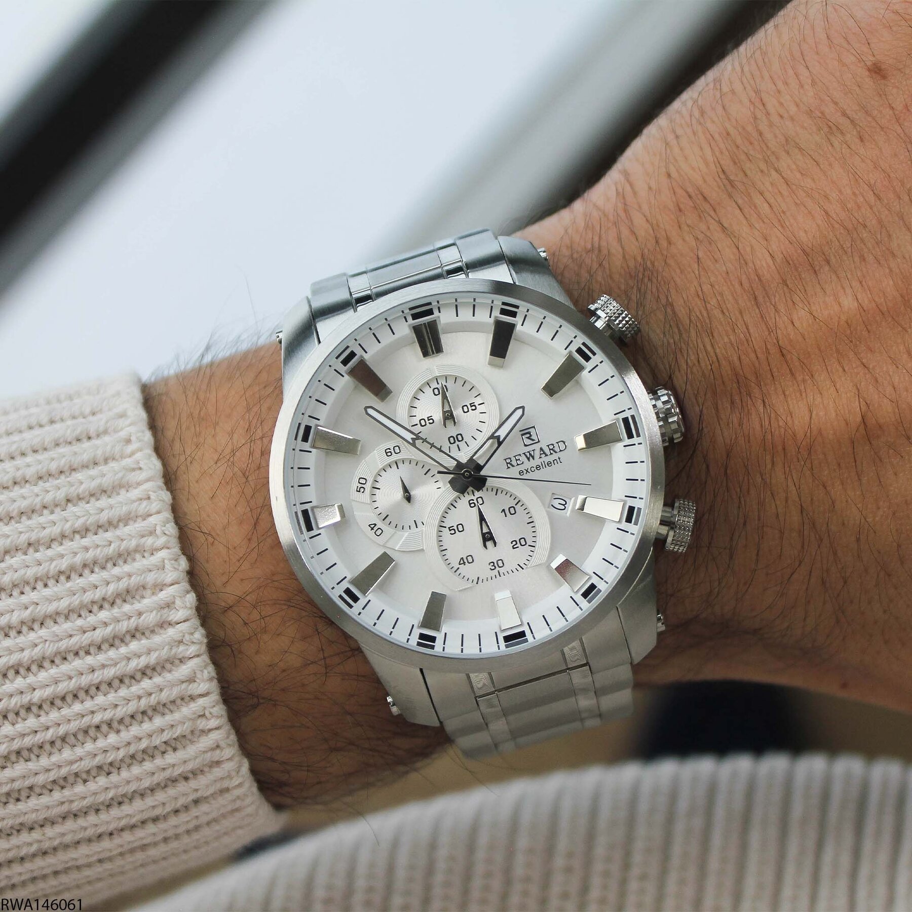 Reward RWA146061 Çelik Kordonlu Erkek Kol Saati