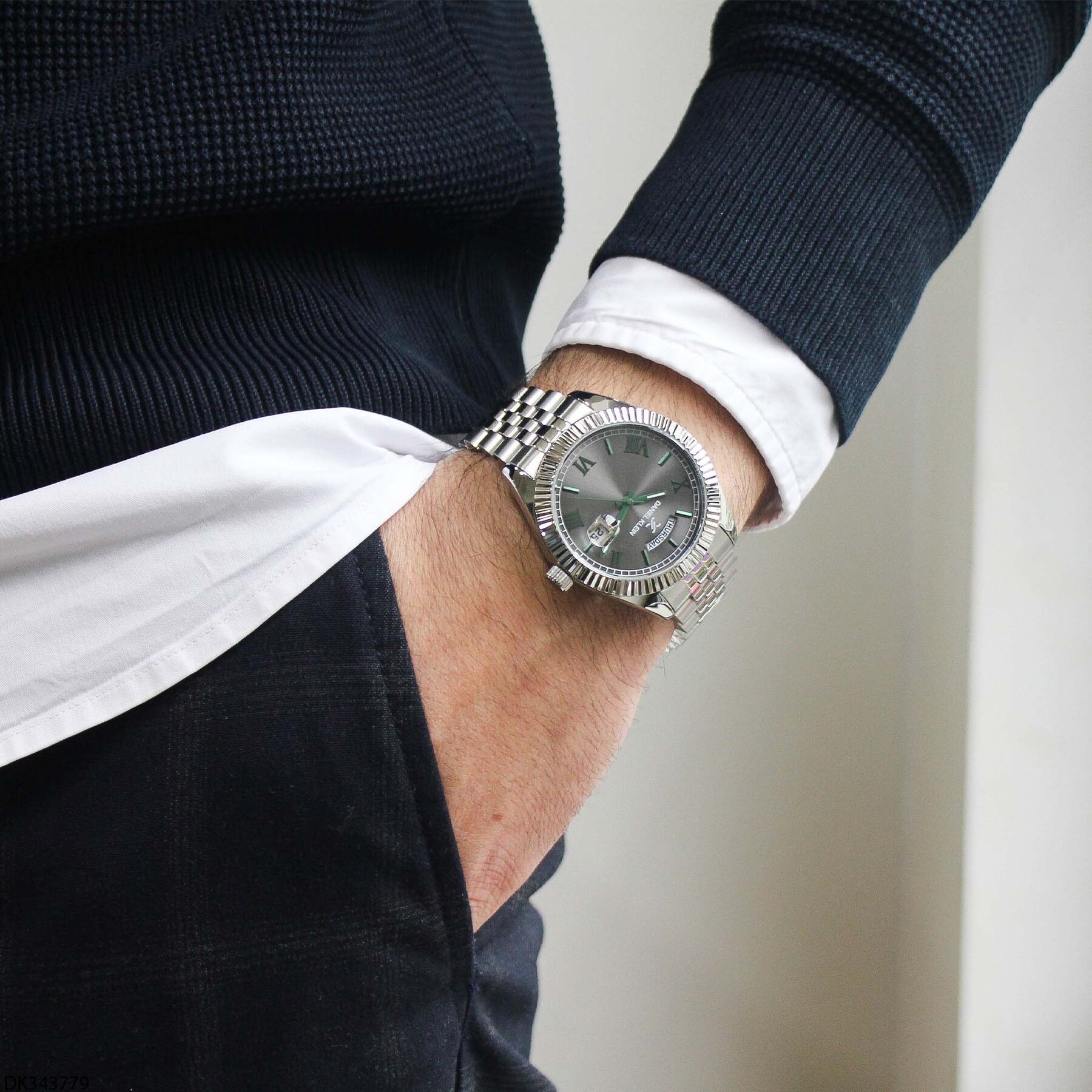 Daniel Klein DK343779 Çelik Kordonlu Erkek Kol Saati