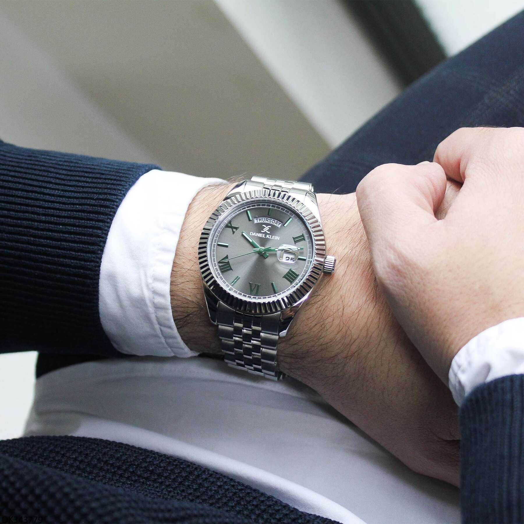 Daniel Klein DK343779 Çelik Kordonlu Erkek Kol Saati