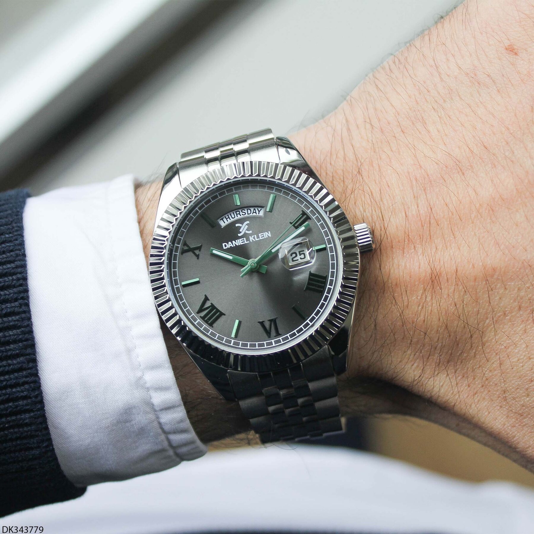 Daniel Klein DK343779 Çelik Kordonlu Erkek Kol Saati