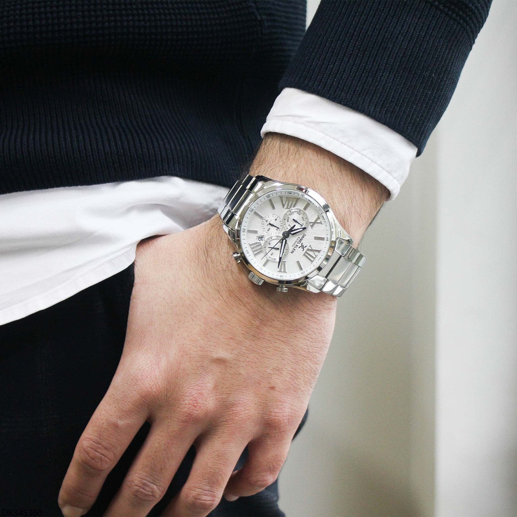 Daniel Klein DK345360 Çelik Kordonlu Erkek Kol Saati