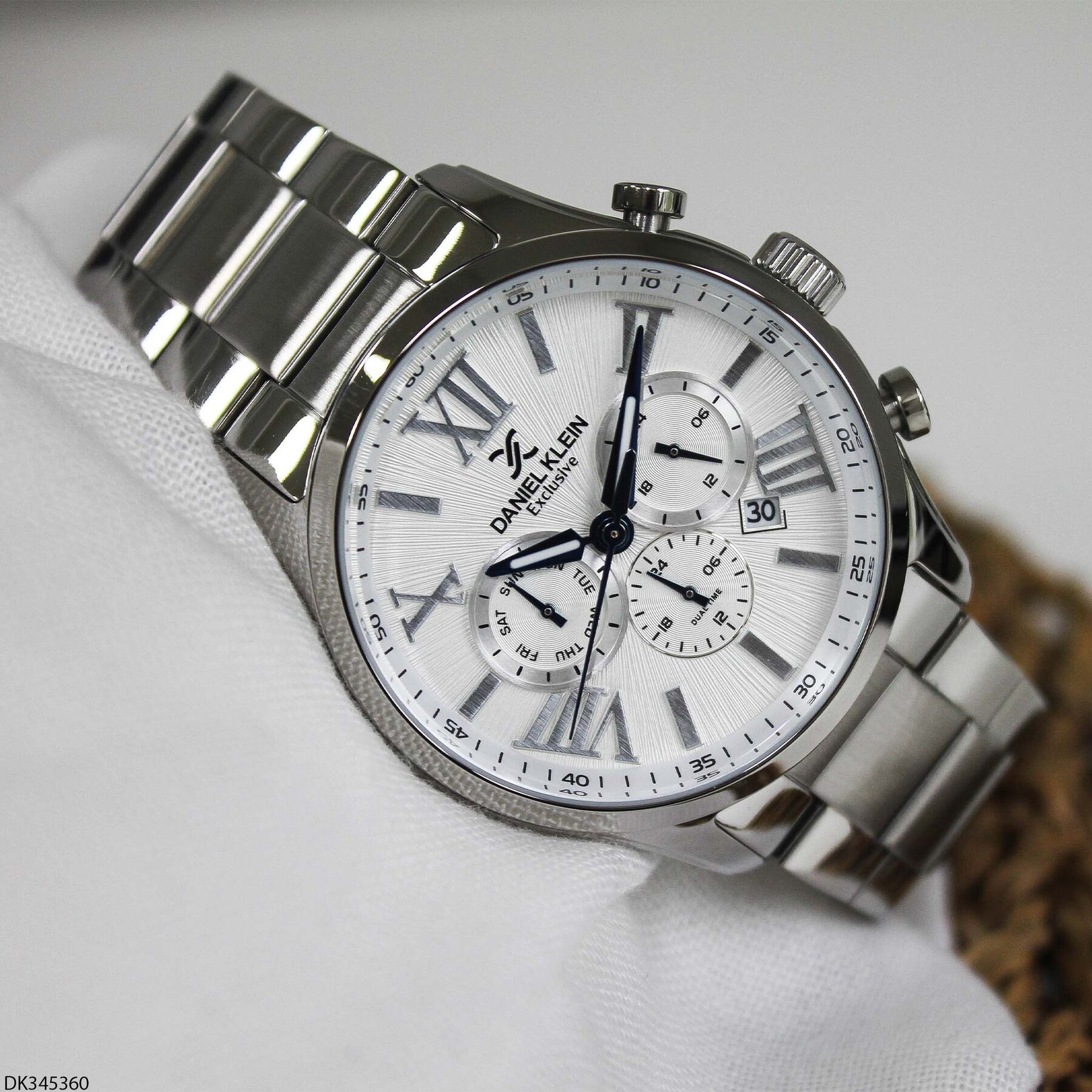 Daniel Klein DK345360 Çelik Kordonlu Erkek Kol Saati