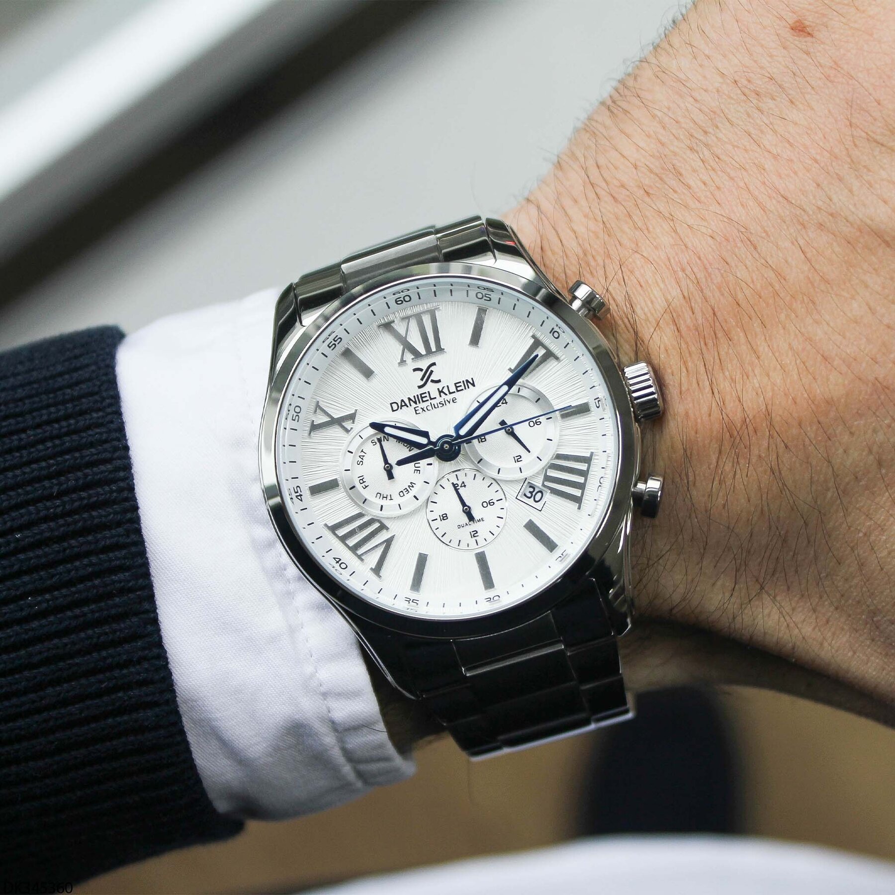 Daniel Klein DK345360 Çelik Kordonlu Erkek Kol Saati