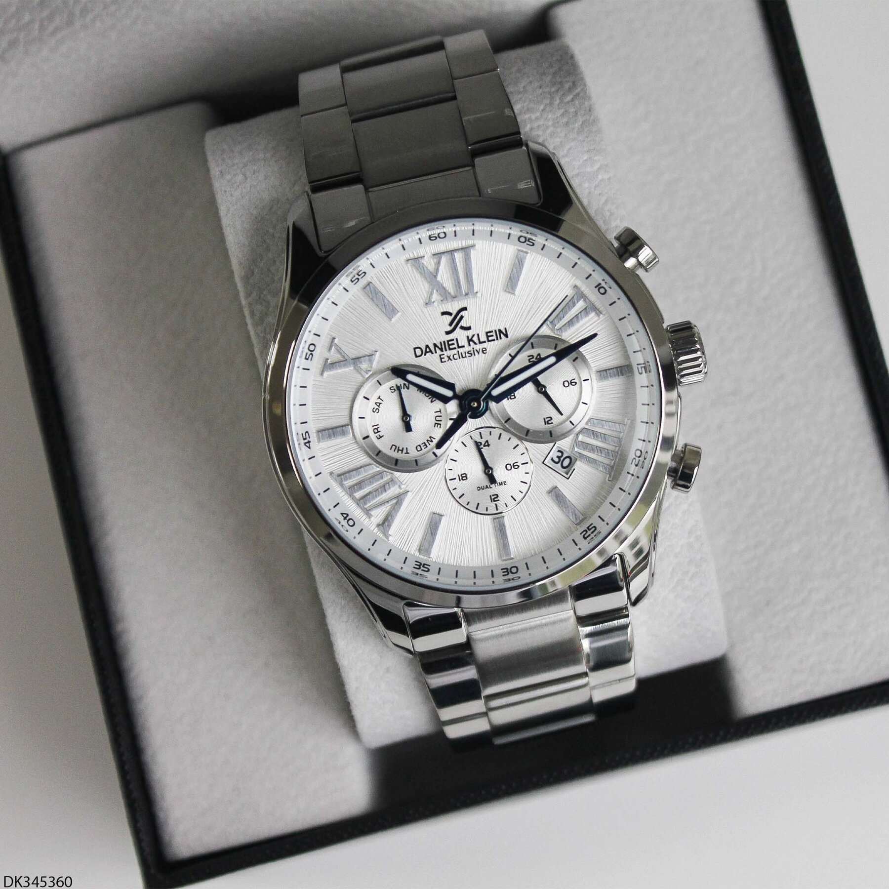 Daniel Klein DK345360 Çelik Kordonlu Erkek Kol Saati