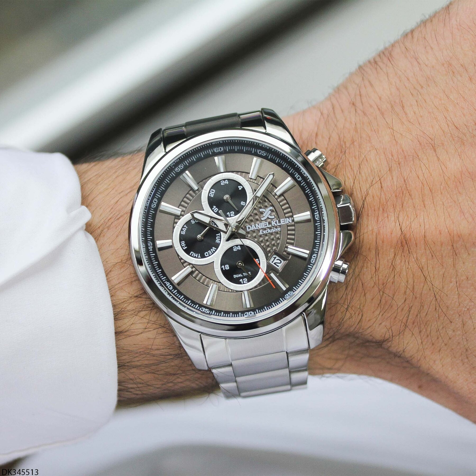 Daniel Klein DK345513 Çelik Kordonlu Erkek Kol Saati