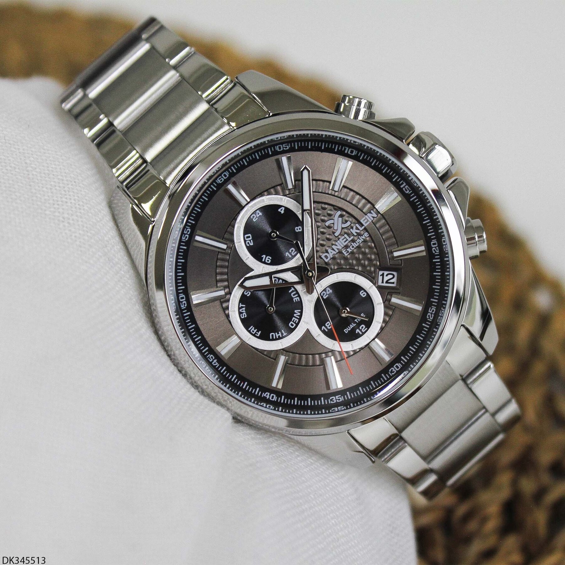 Daniel Klein DK345513 Çelik Kordonlu Erkek Kol Saati