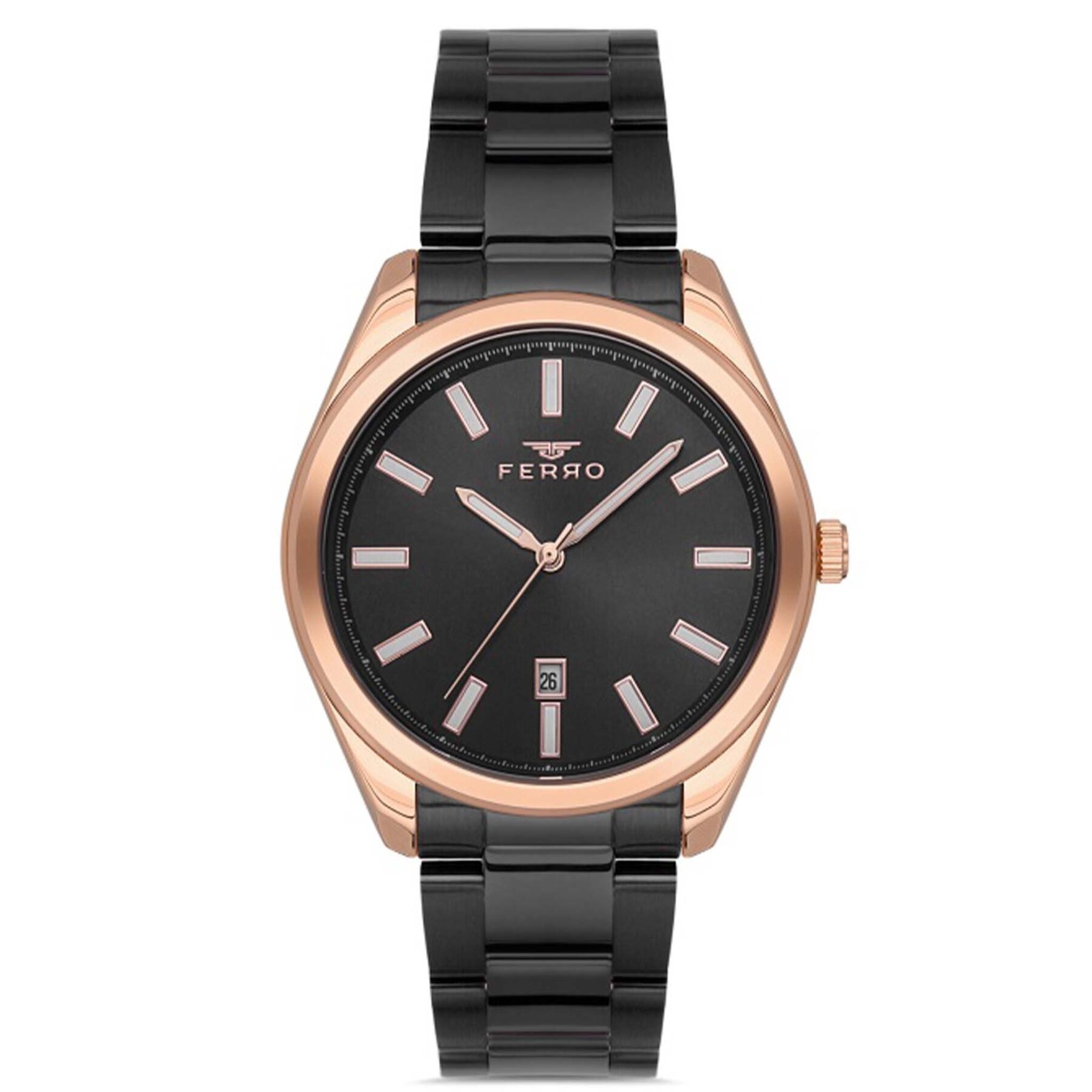 Ferro F11160R-1 Çelik Kordonlu Erkek Kol Saati