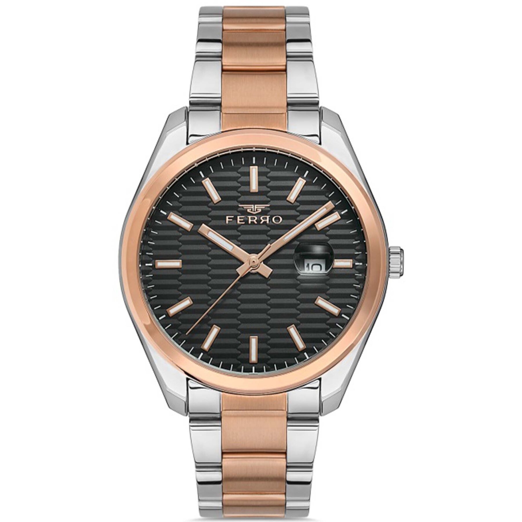 Ferro F11227E2-1 Çelik Kordonlu Erkek Kol Saati