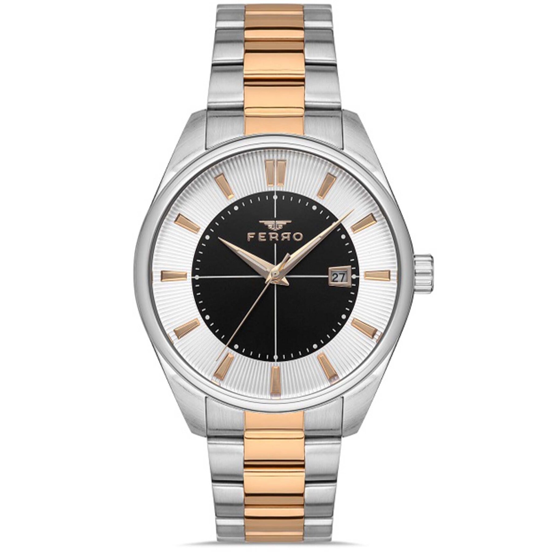 Ferro F11239E2-1 Çelik Kordonlu Erkek Kol Saati