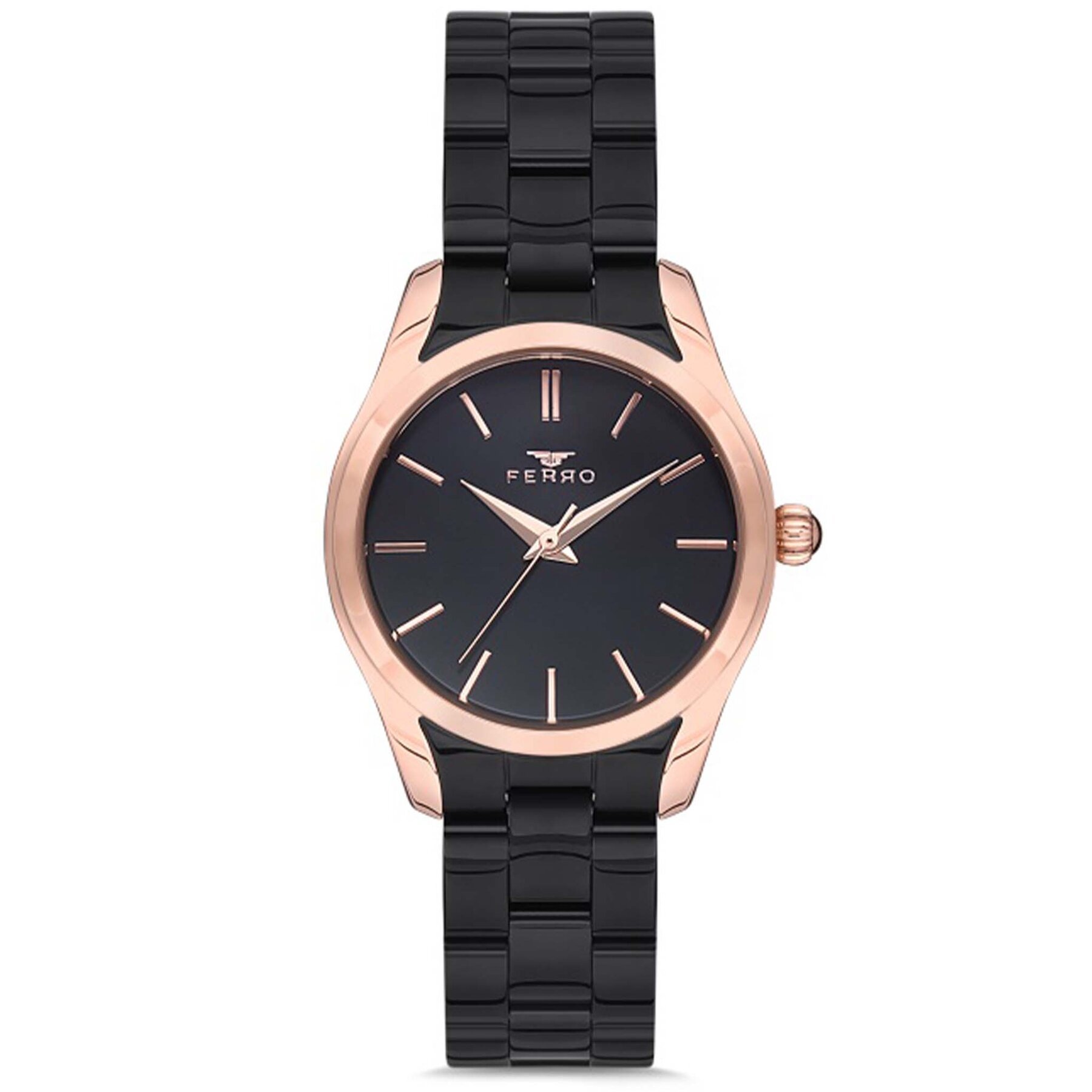 Ferro F21071R Çelik Kordonlu Kadın Kol Saati