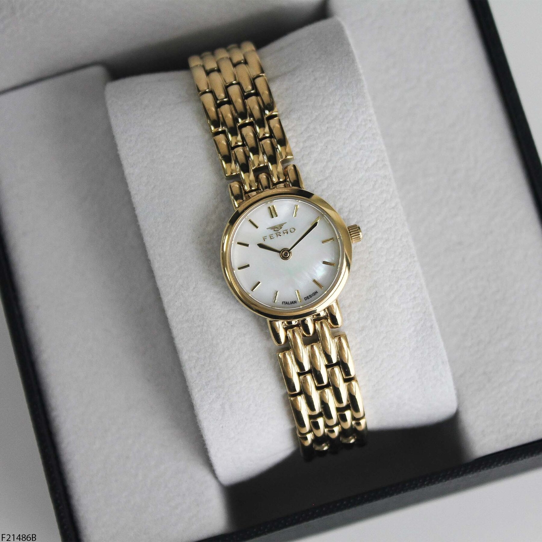 Ferro F21486B Steel Strap Women Watch