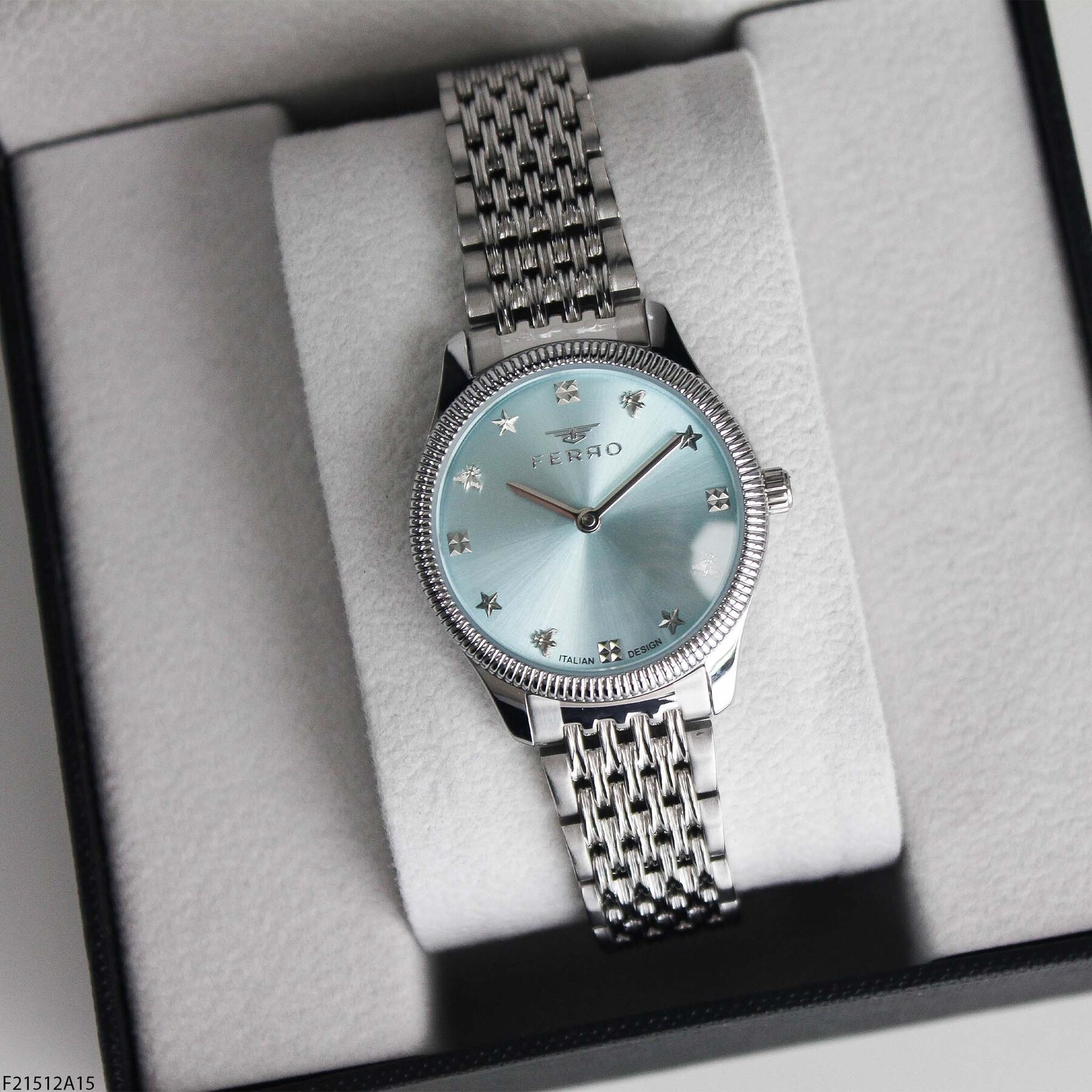 Ferro F21512A15 Çelik Kordonlu Kadın Kol Saati