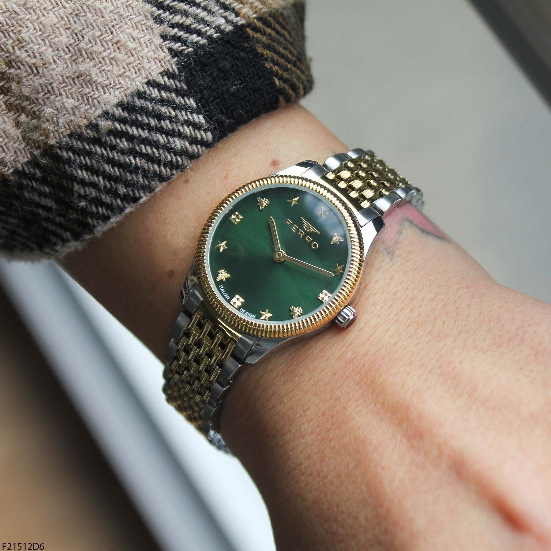 Ferro F21512D6 Steel Strap Women Watch