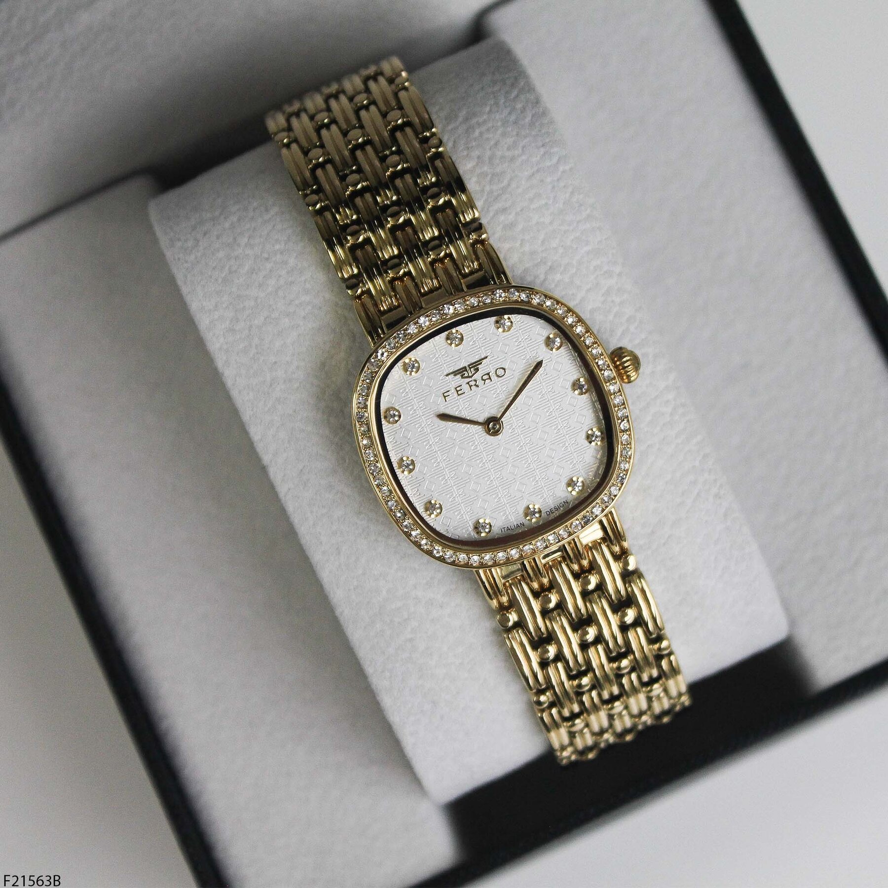 Ferro F21563B Çelik Kordonlu Kadın Kol Saati